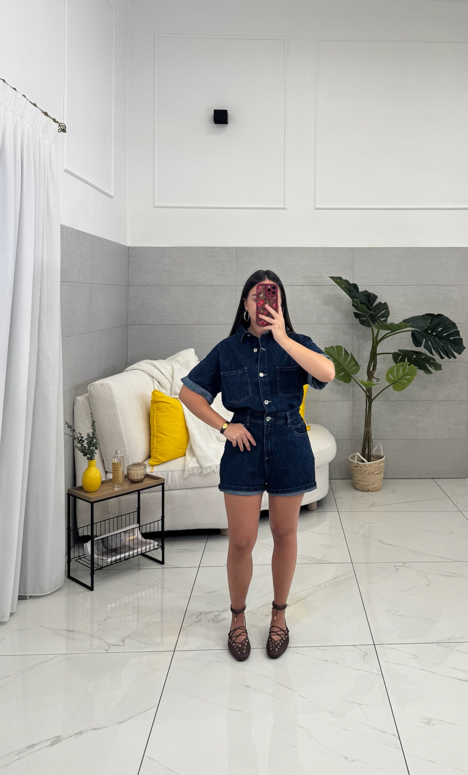 Jumpsuite Alena Denim Scuro