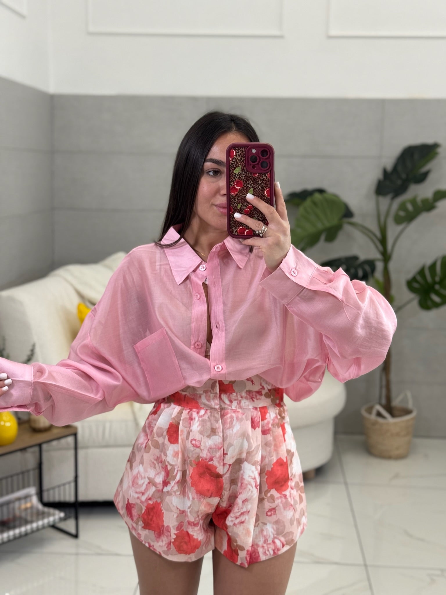Camicia Semivelata