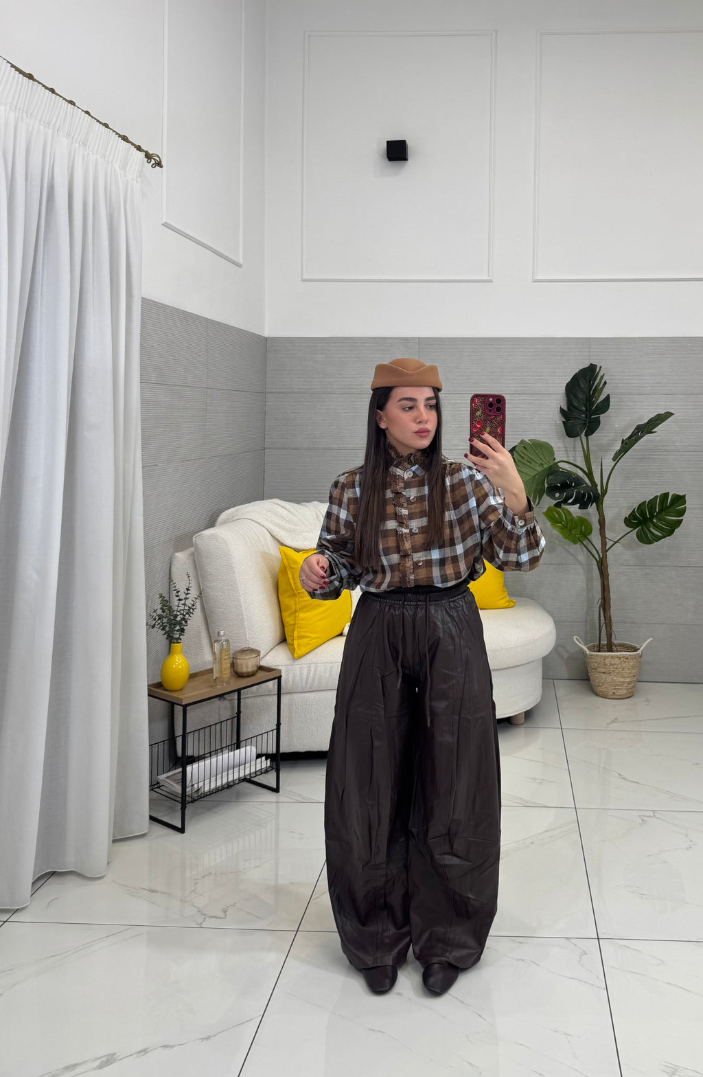 Pantalone In ecopelle Baloon