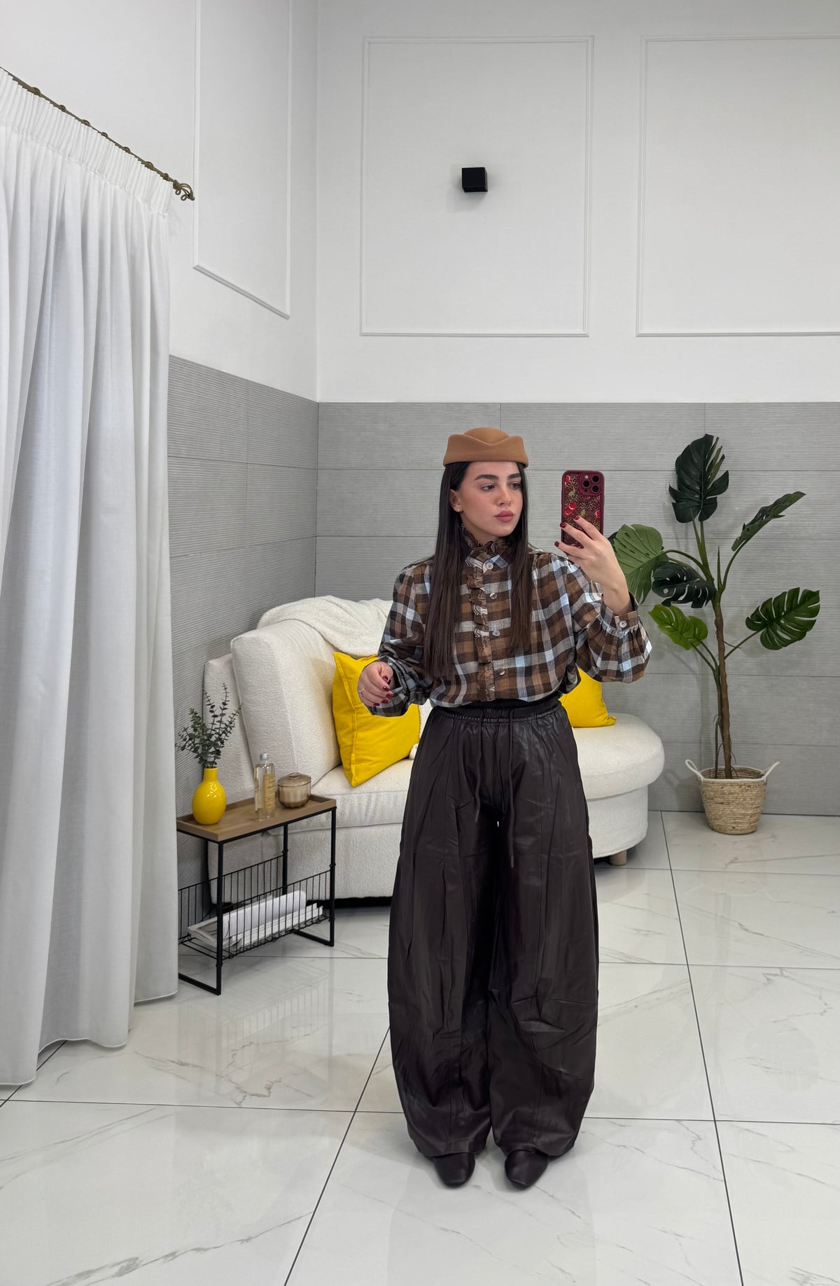 Pantalone In ecopelle Baloon