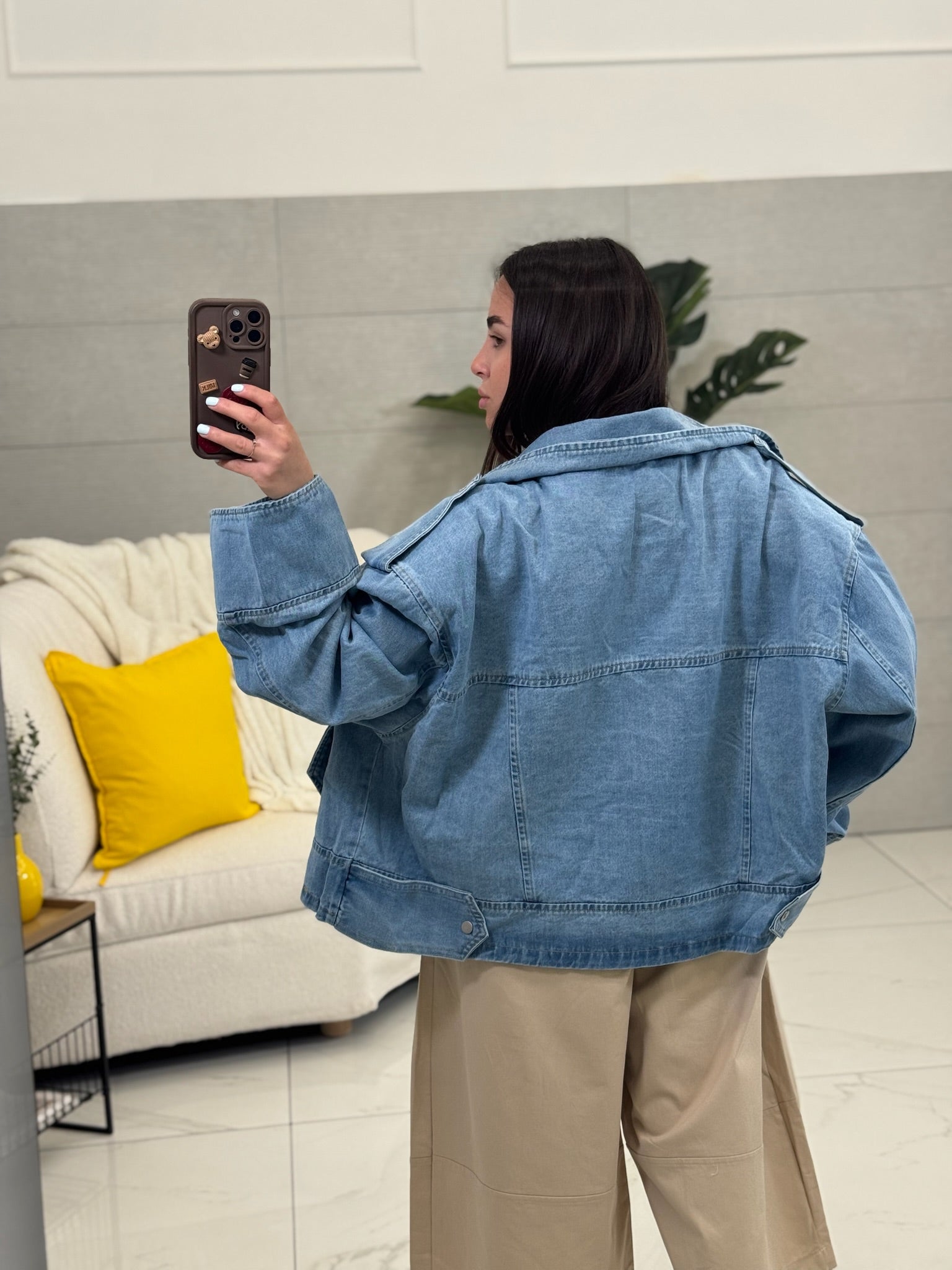 Chiodo Over In Denim