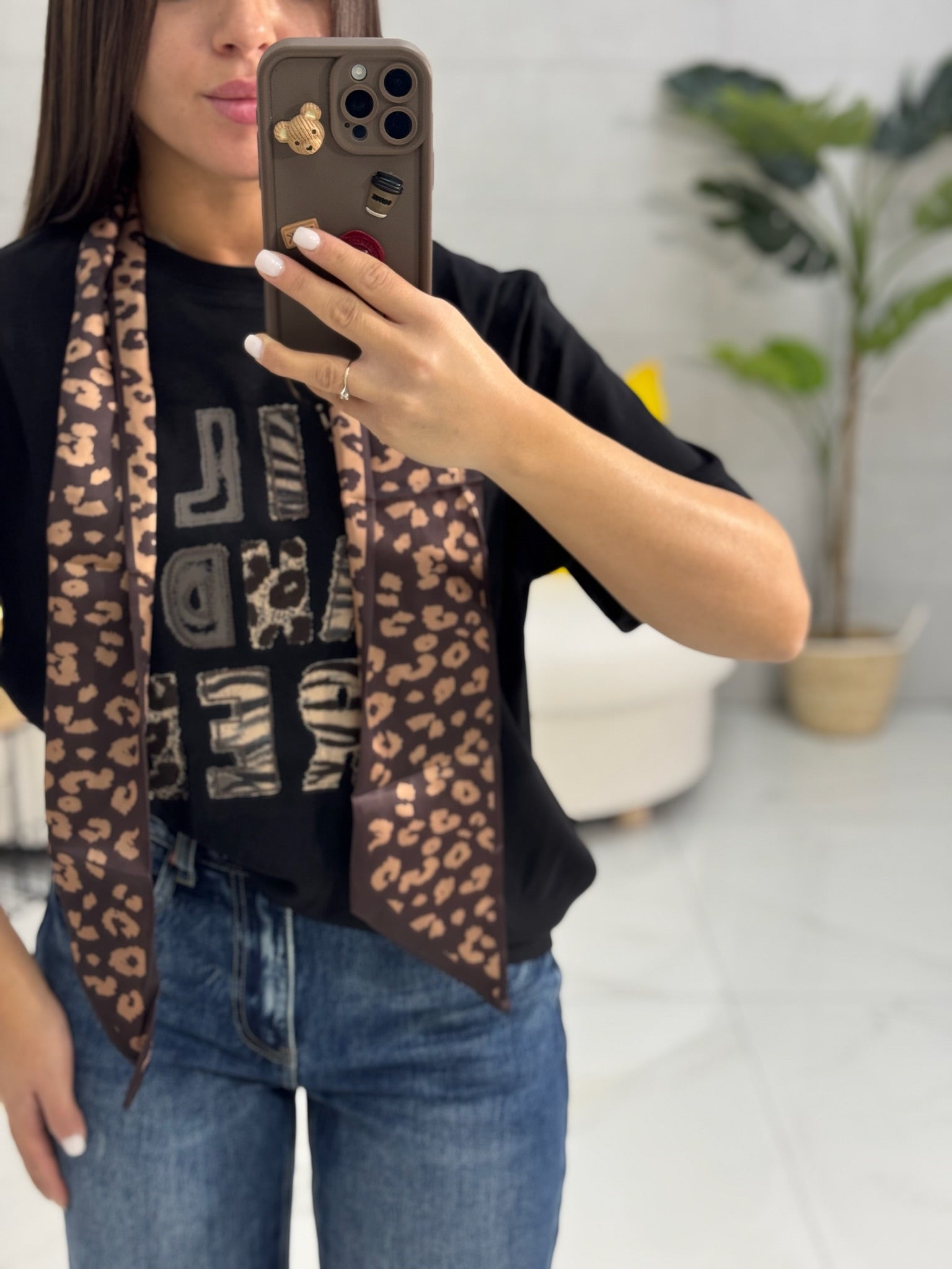 T-shirt foulard