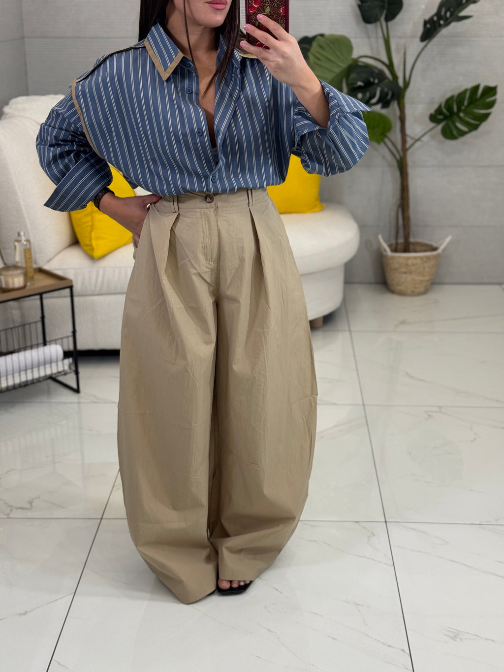 Pantalone cream