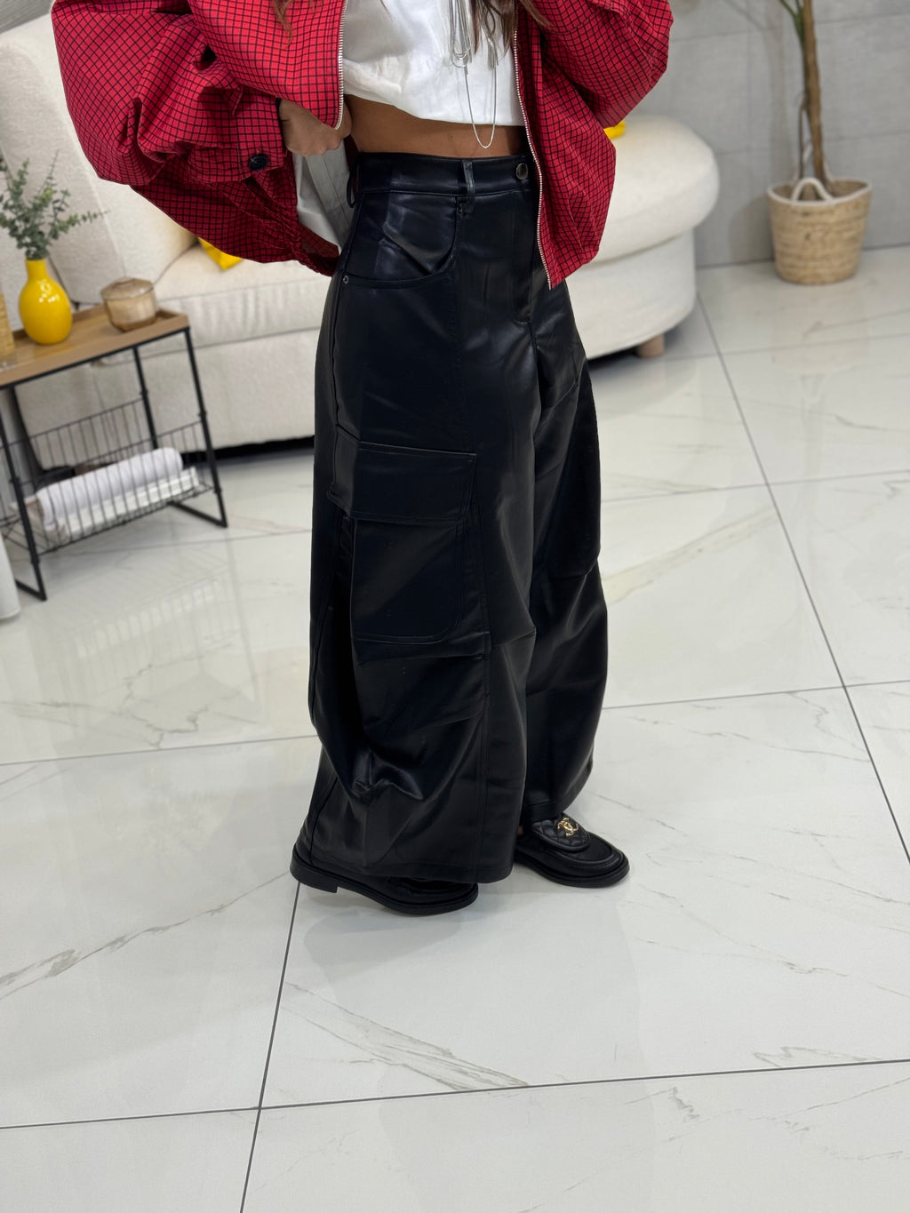 Pantalone In ecopelle