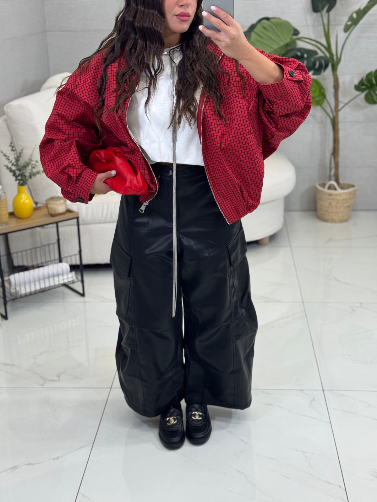 Pantalone In ecopelle