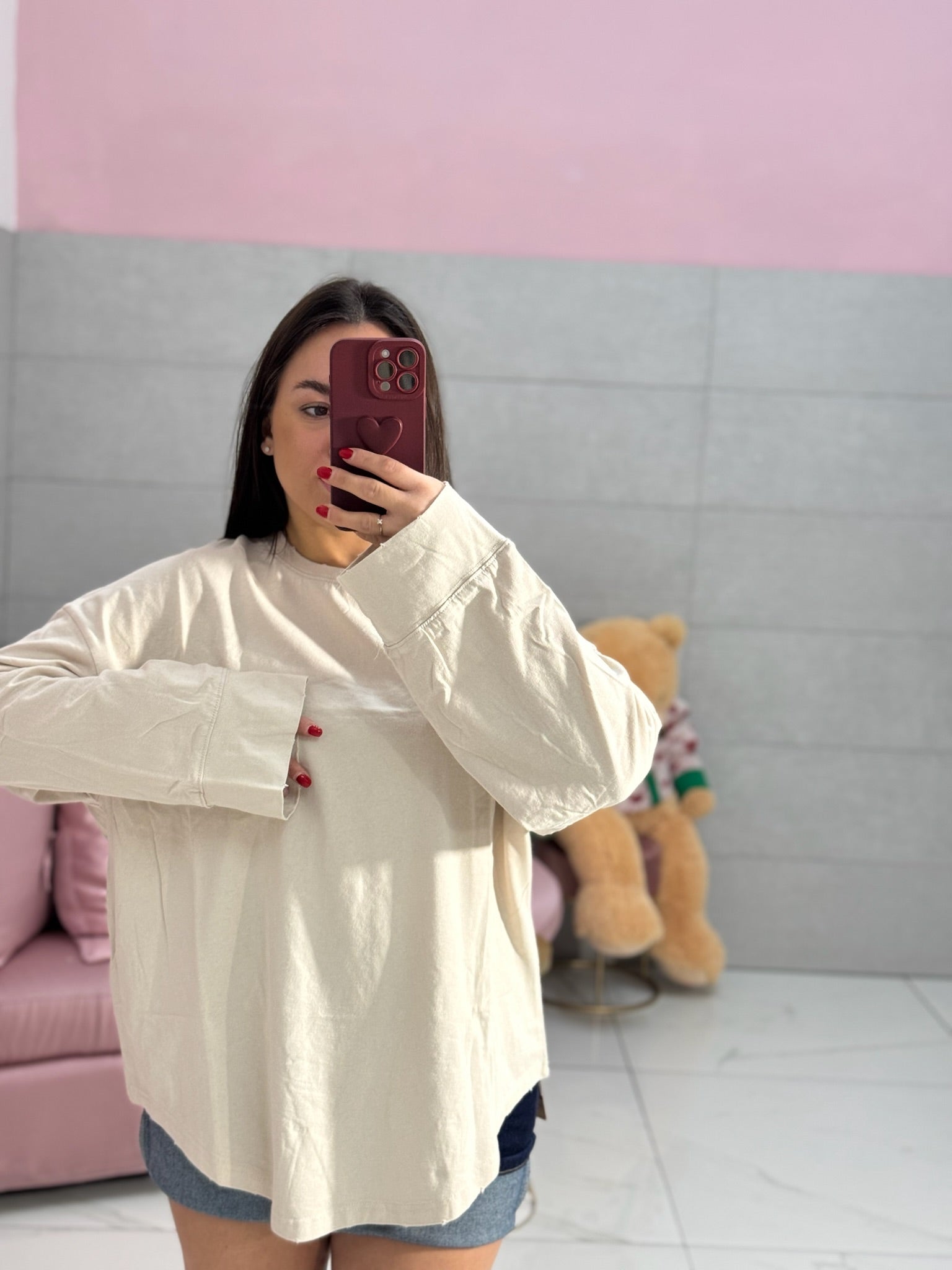 Maglia in cotone over