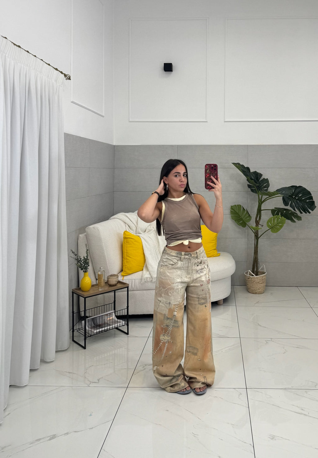 Jeans Orange