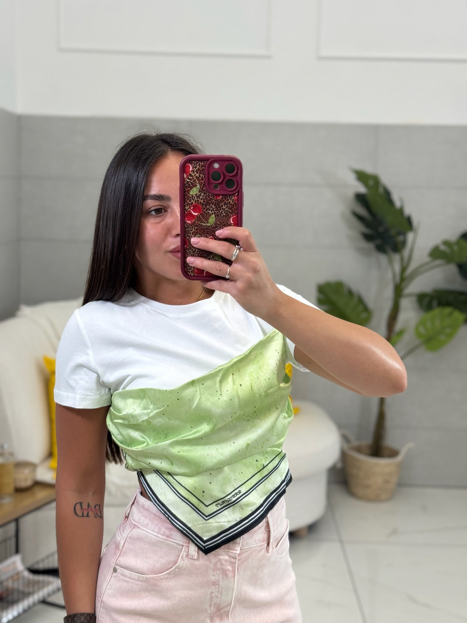 T-shirt Foulard