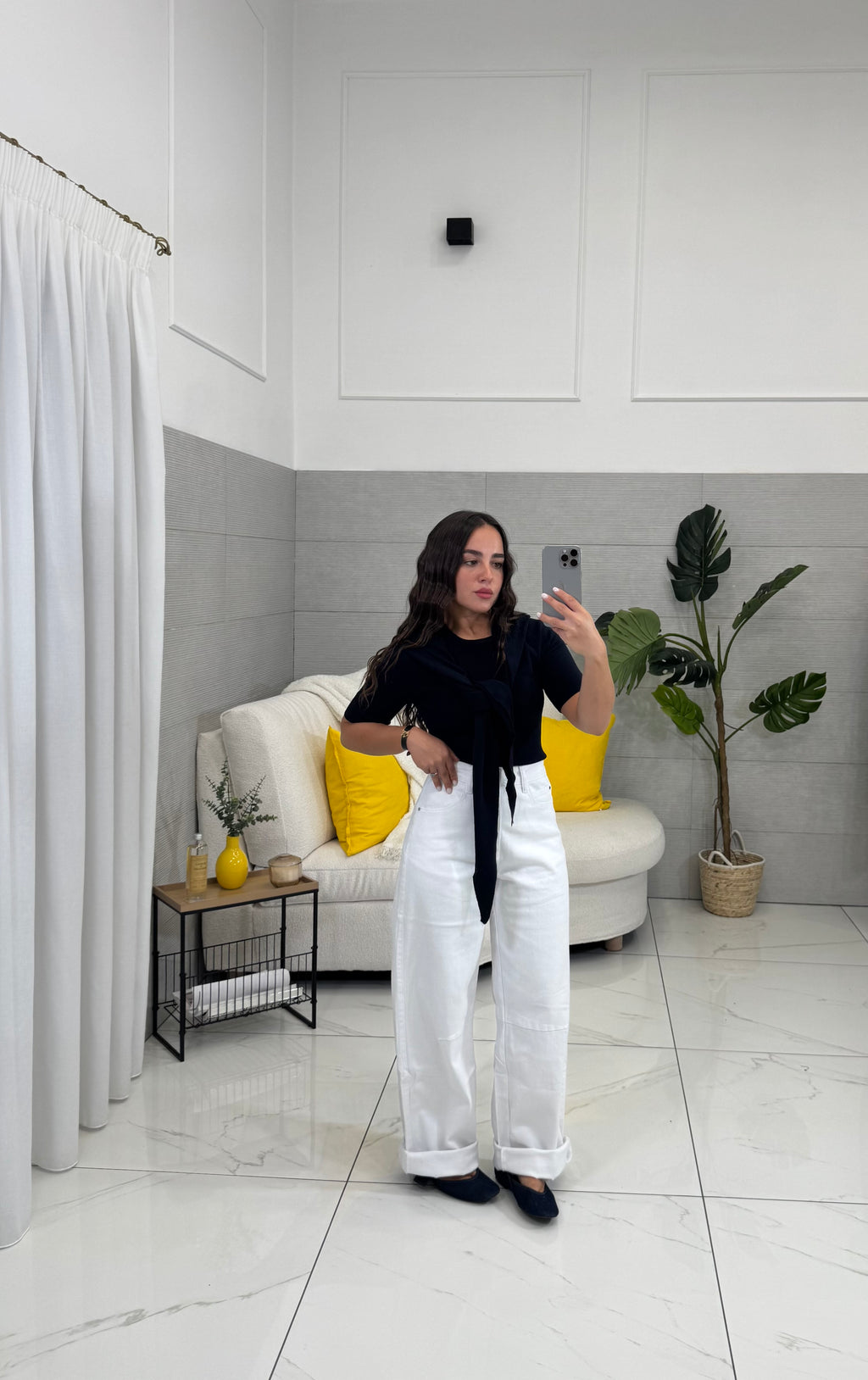 Jeans Baloon White