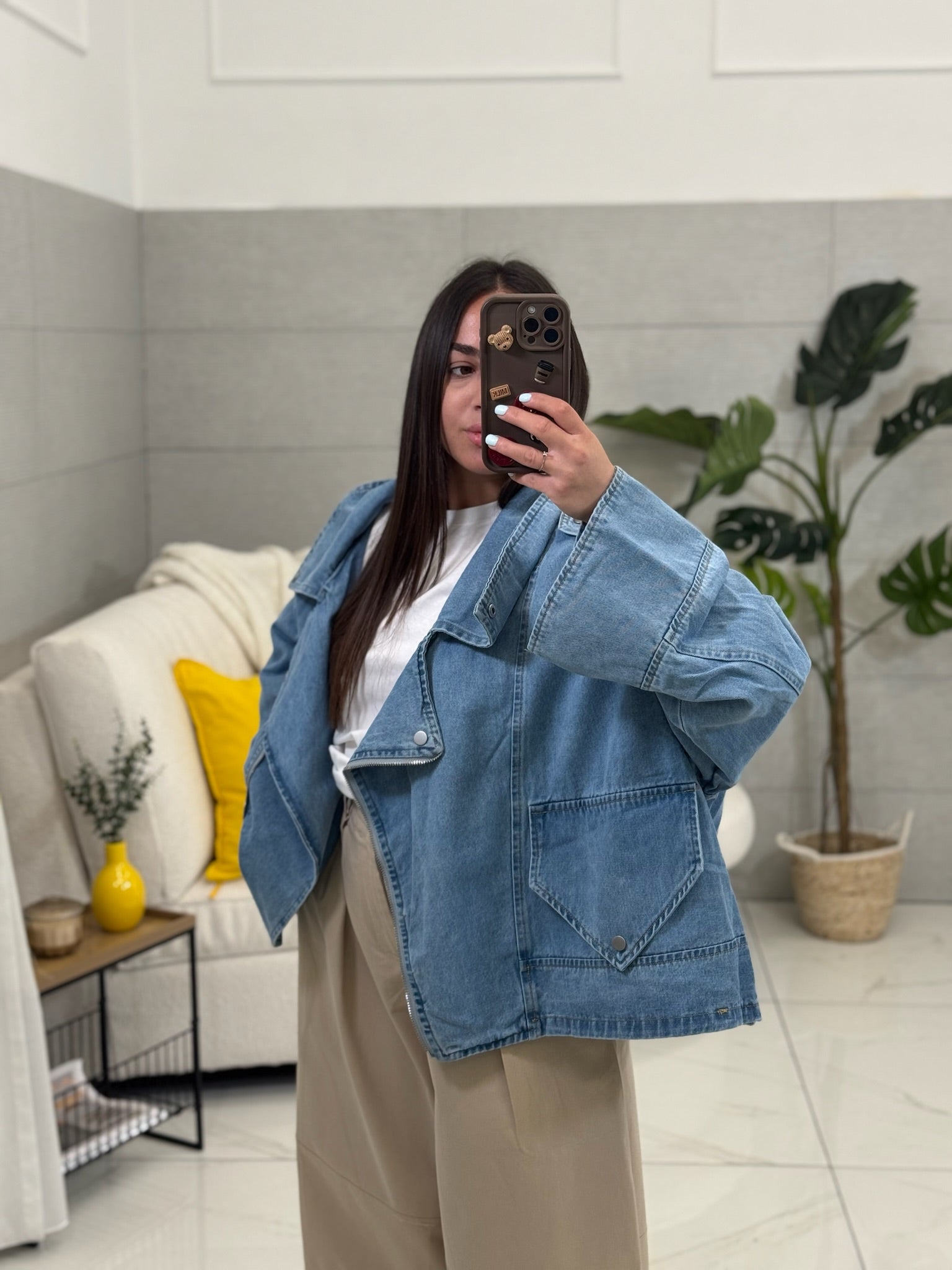 Chiodo Over In Denim