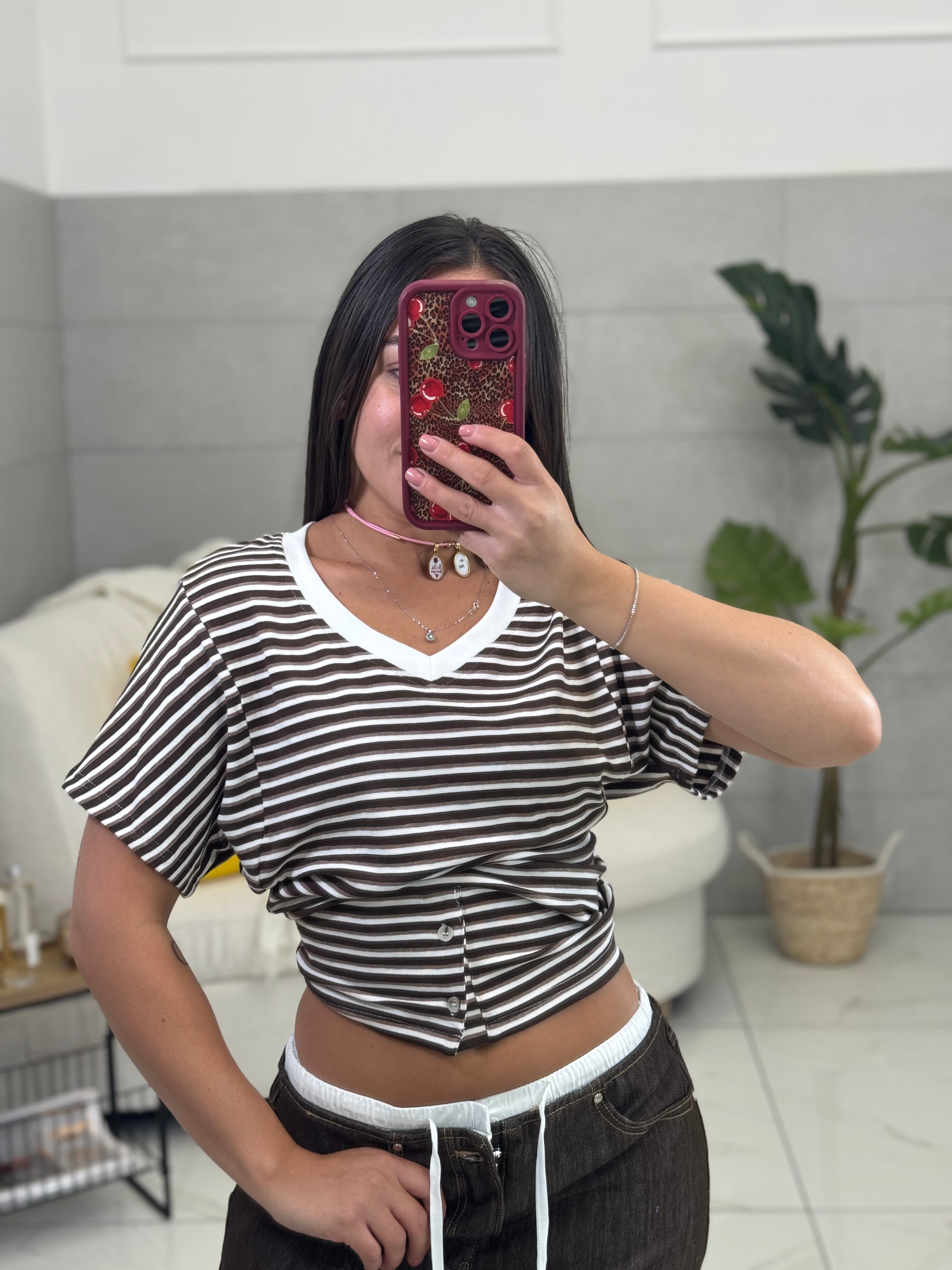 T-Shirt Scollo a V