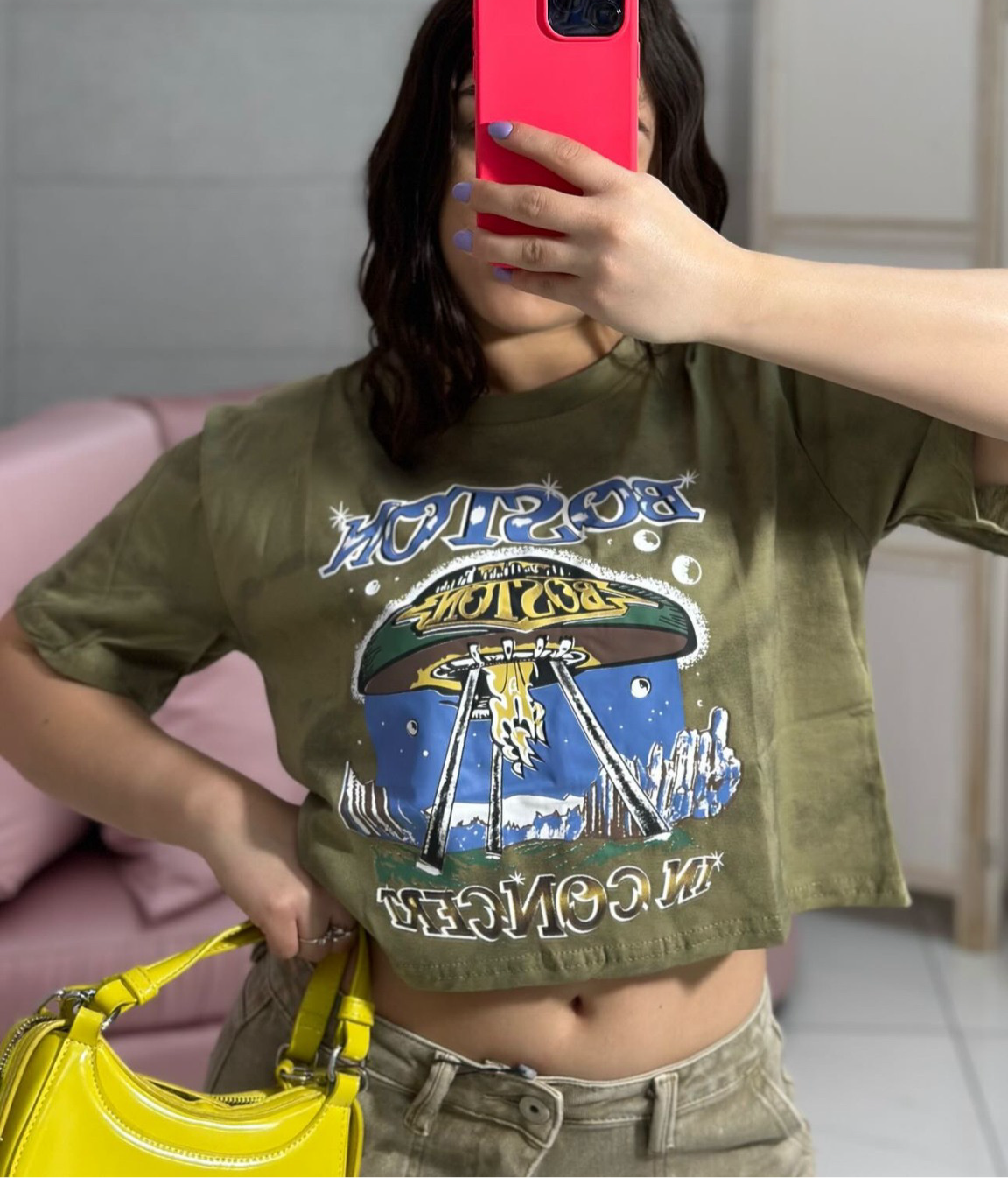 T shirt crop