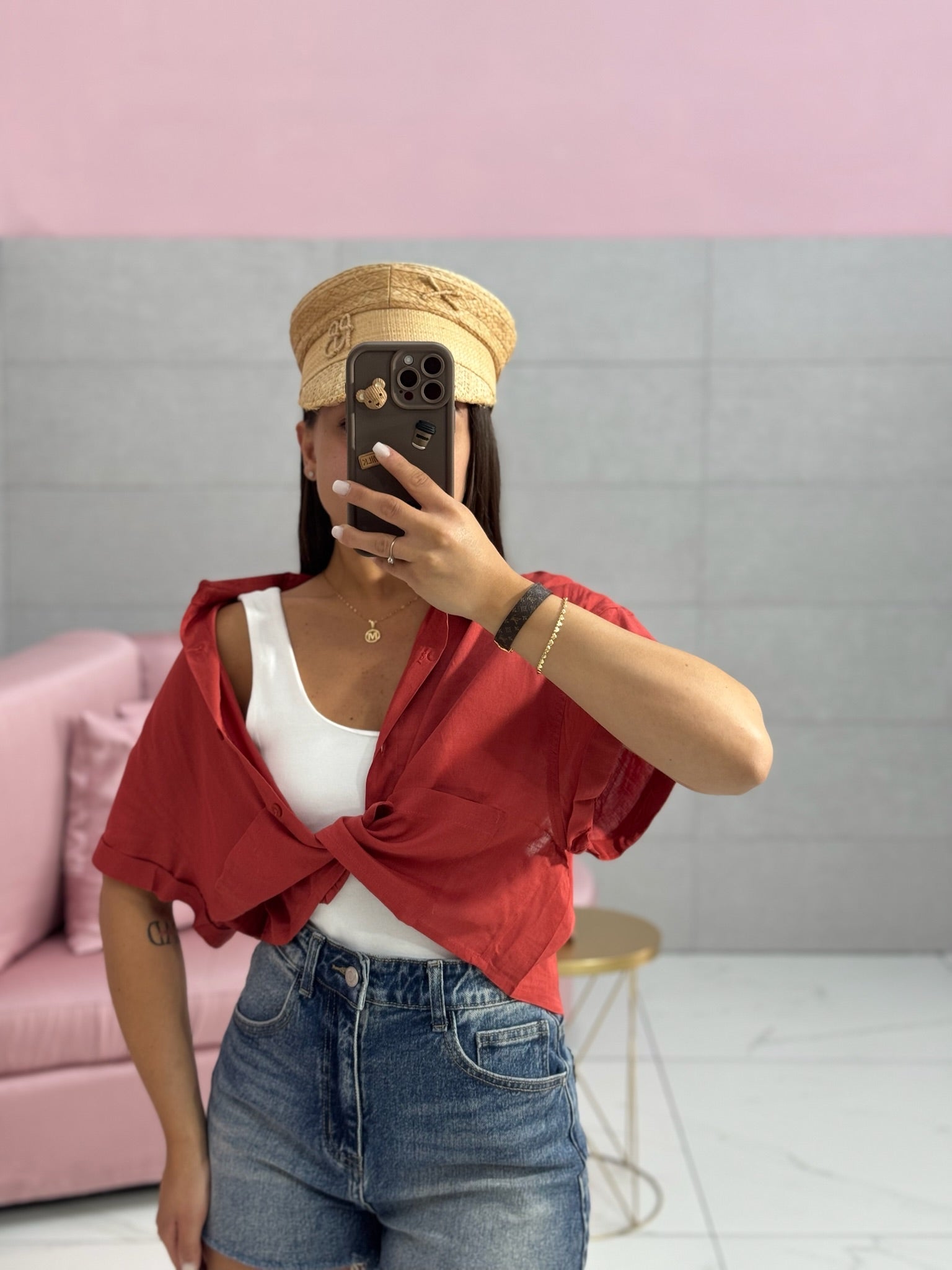 Camicia Crop Similino