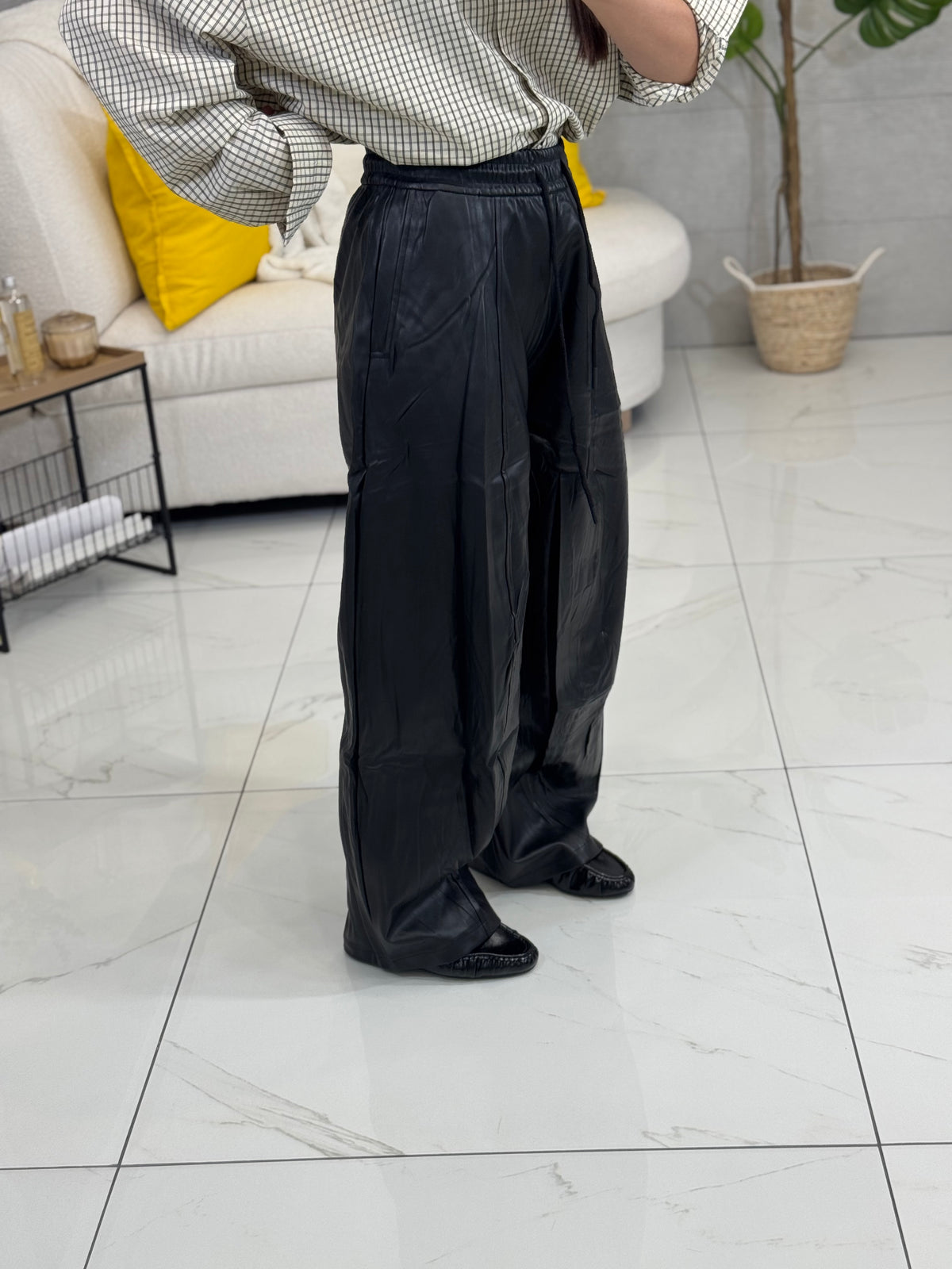 Pantalone In ecopelle Baloon