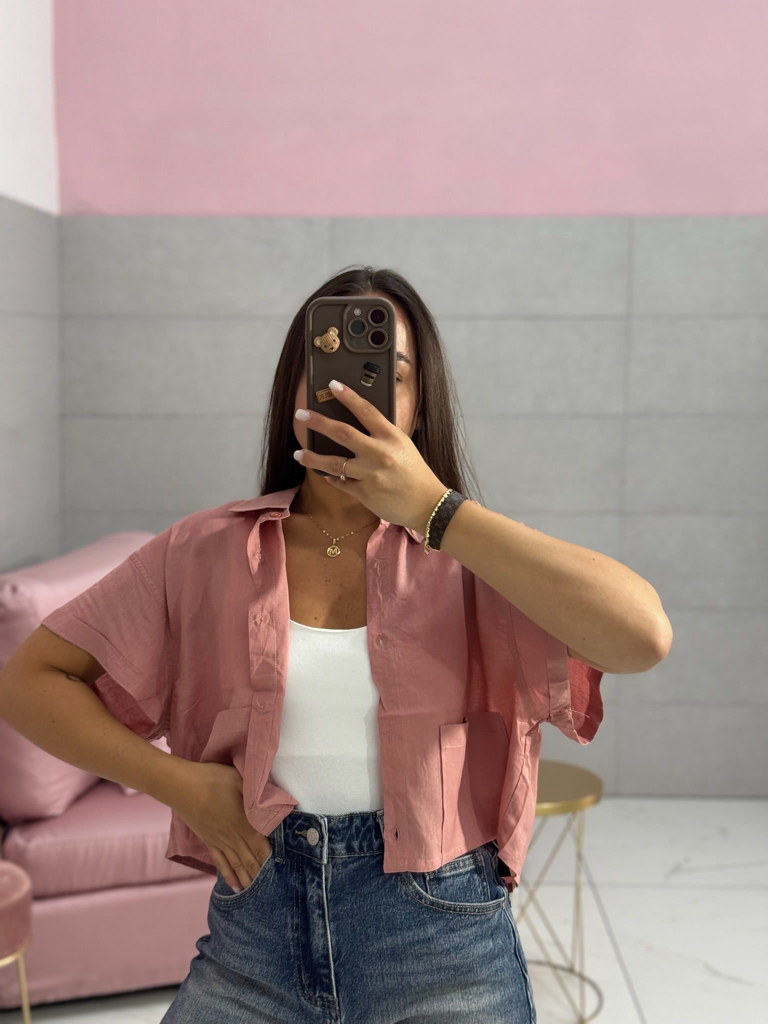 Camicia Crop Similino