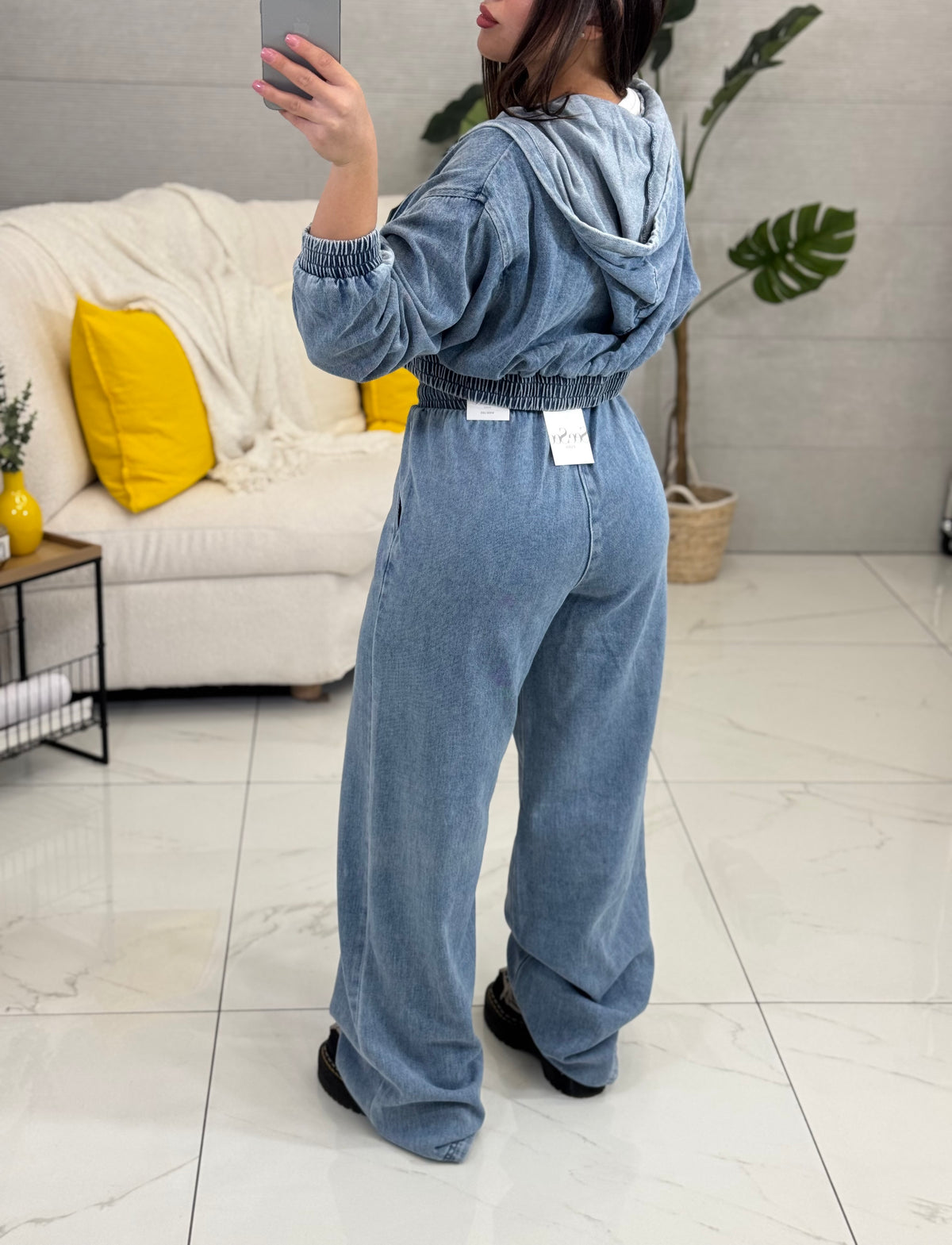 Set Grey in Denim
