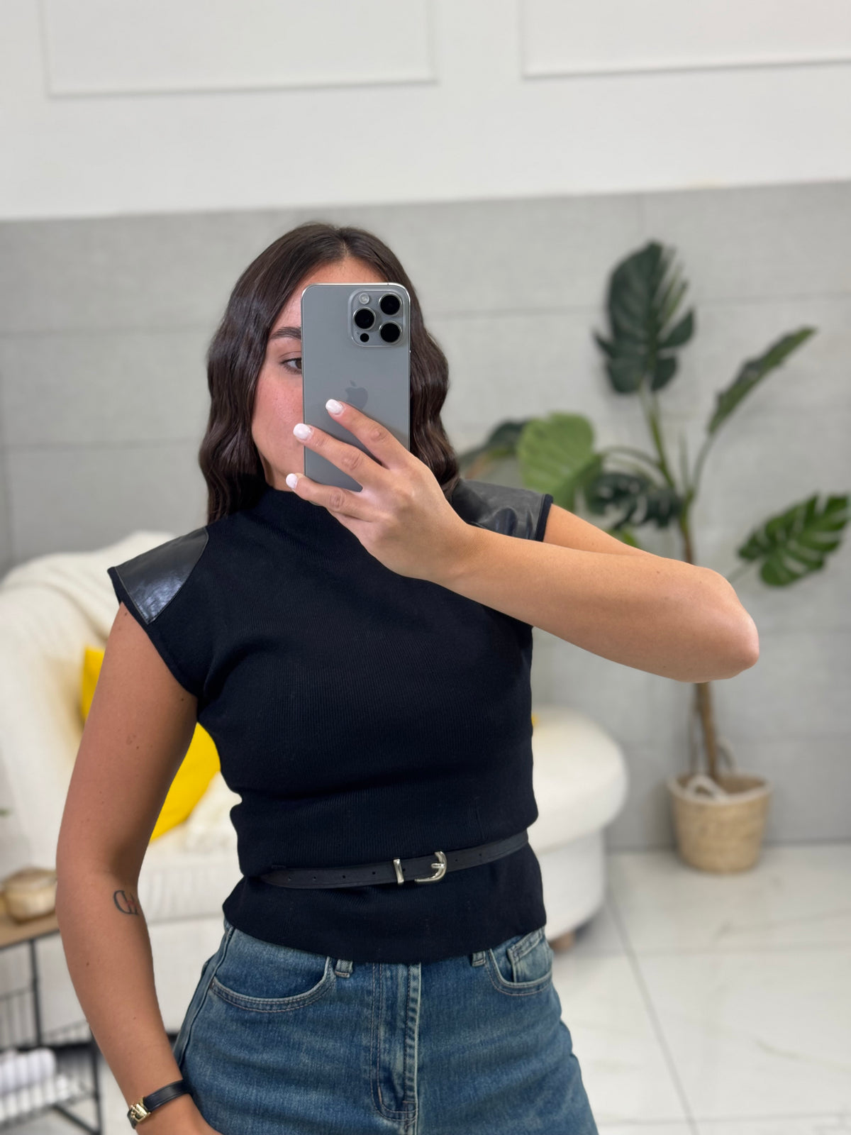 Maglia In filo con spalline
