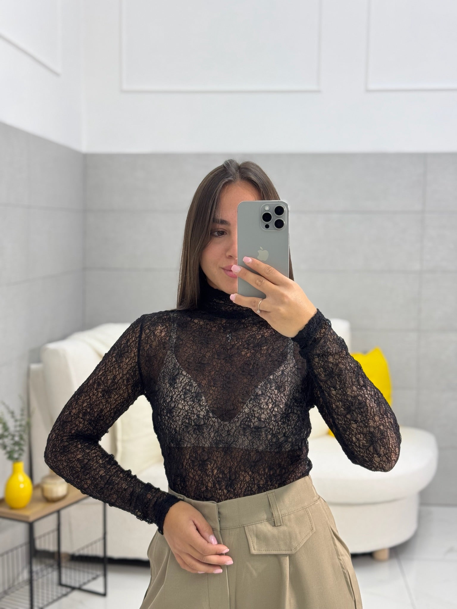 Maglia In Pizzo