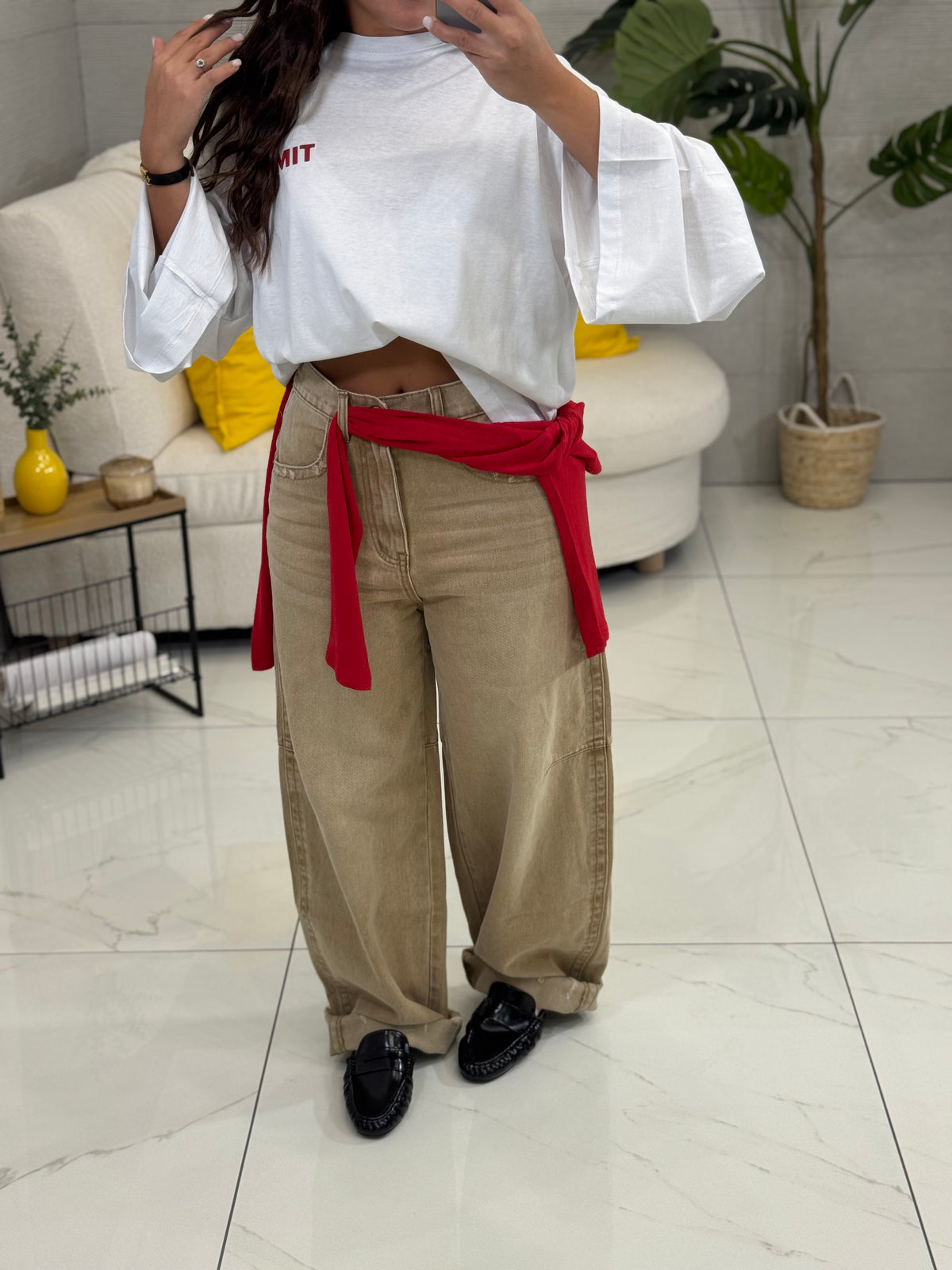 Jeans Baggy sabbiato