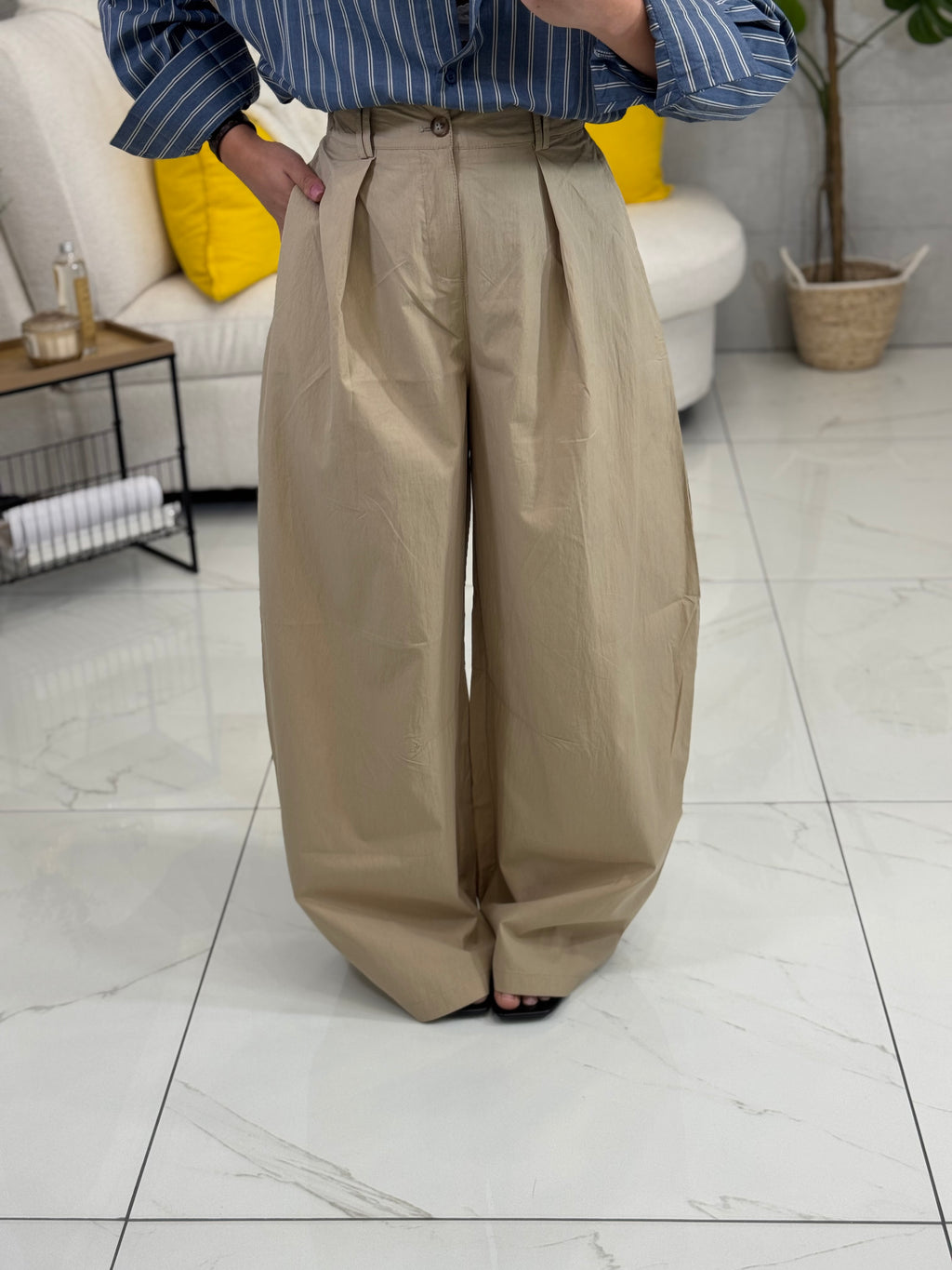 Pantalone cream