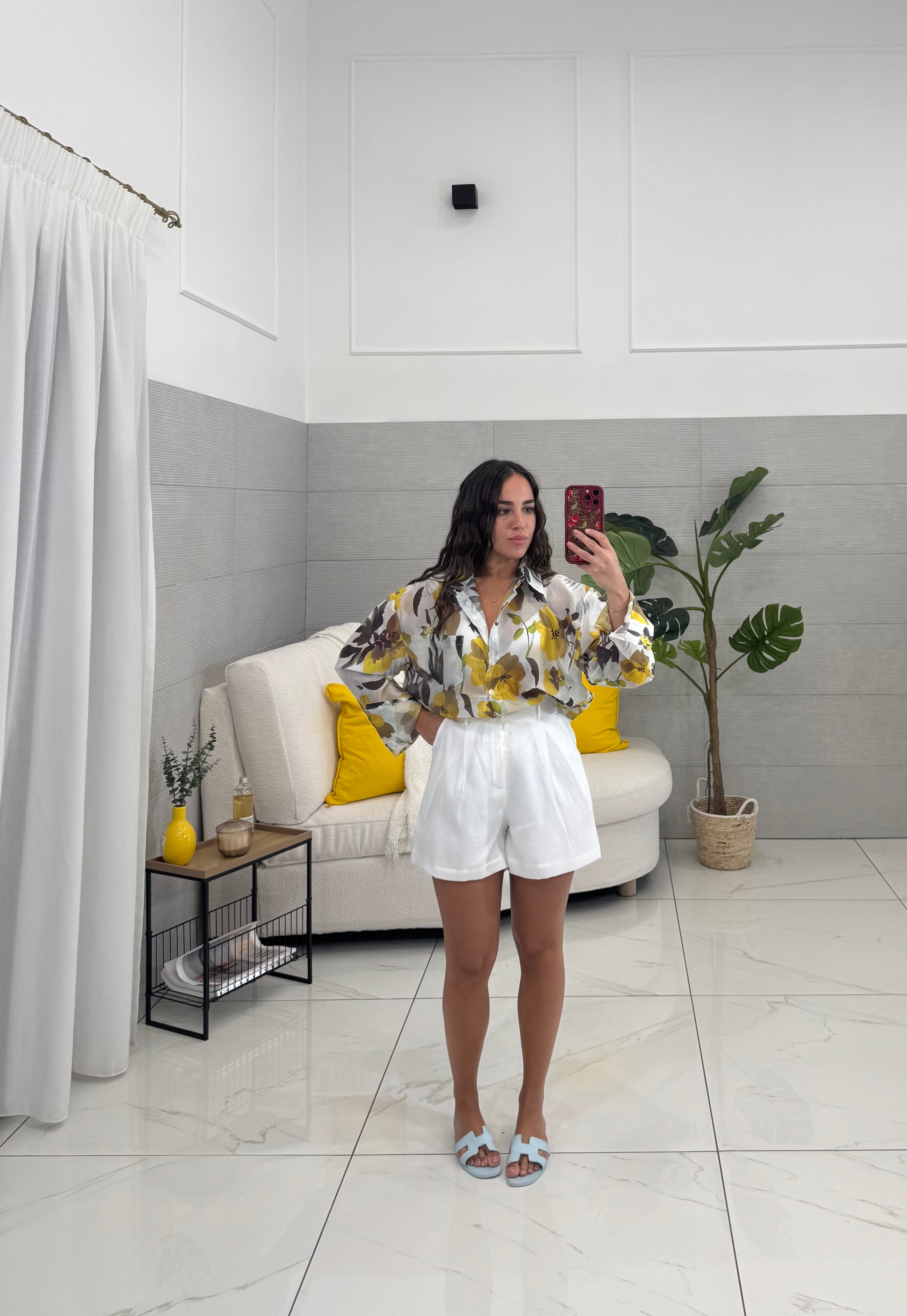 Shorts Simil-Lino