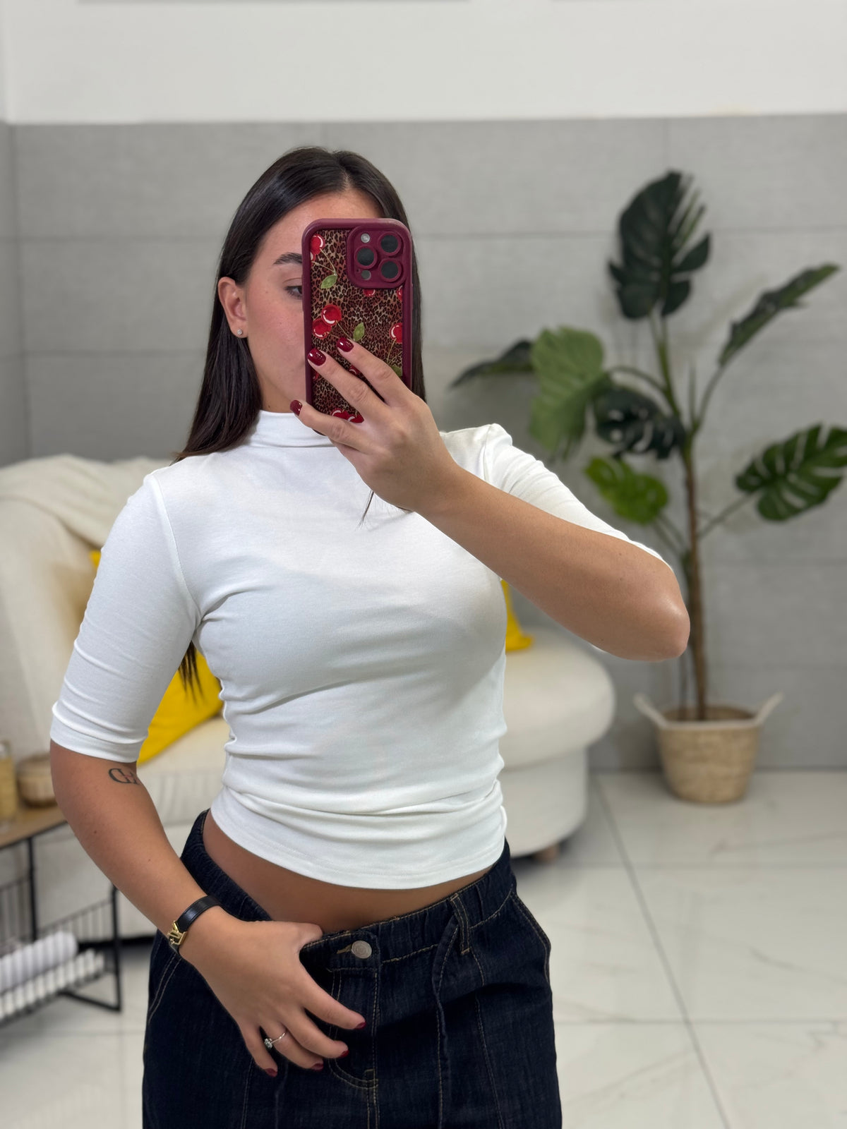 T-shirt Tre quarti