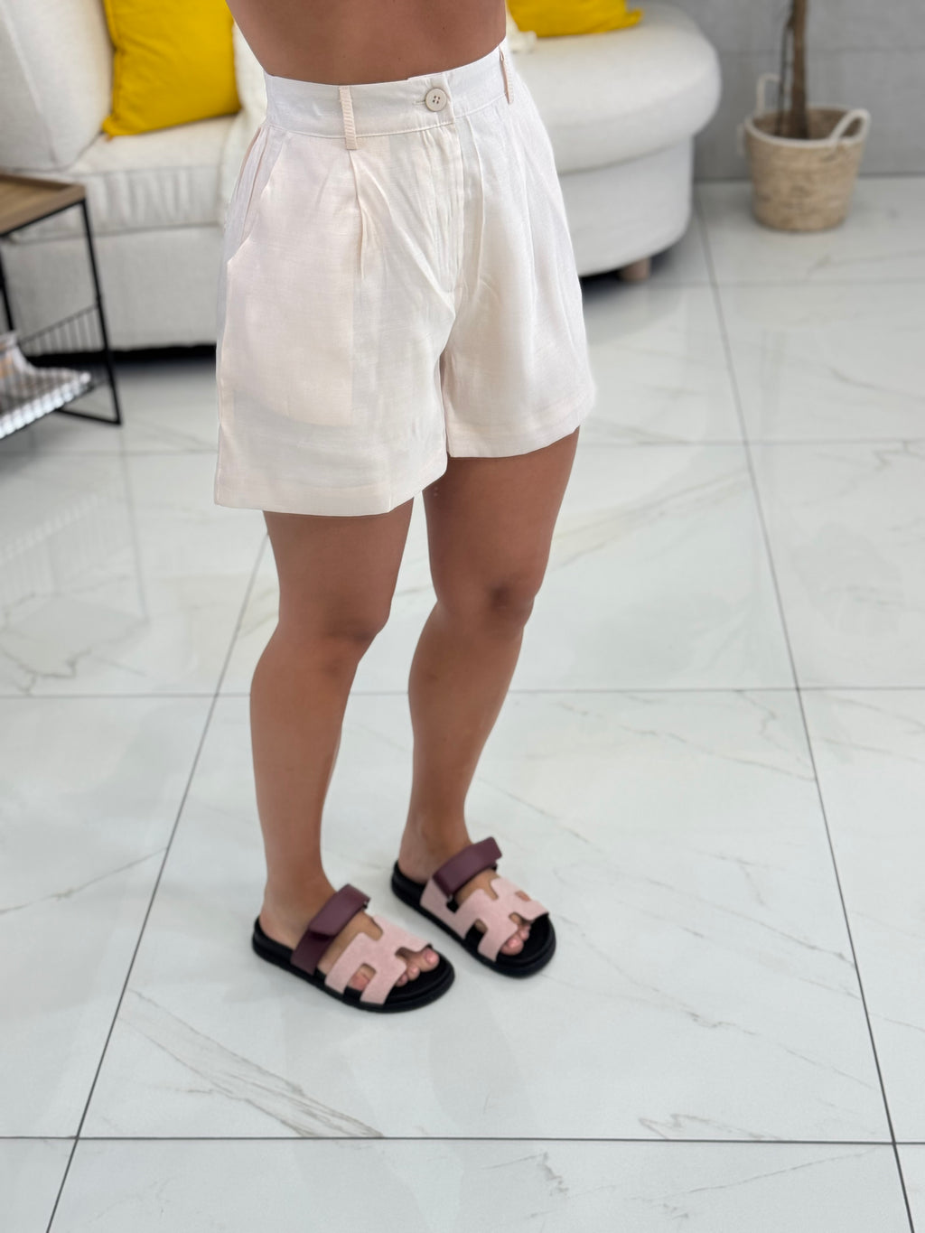 Shorts Simil-Lino
