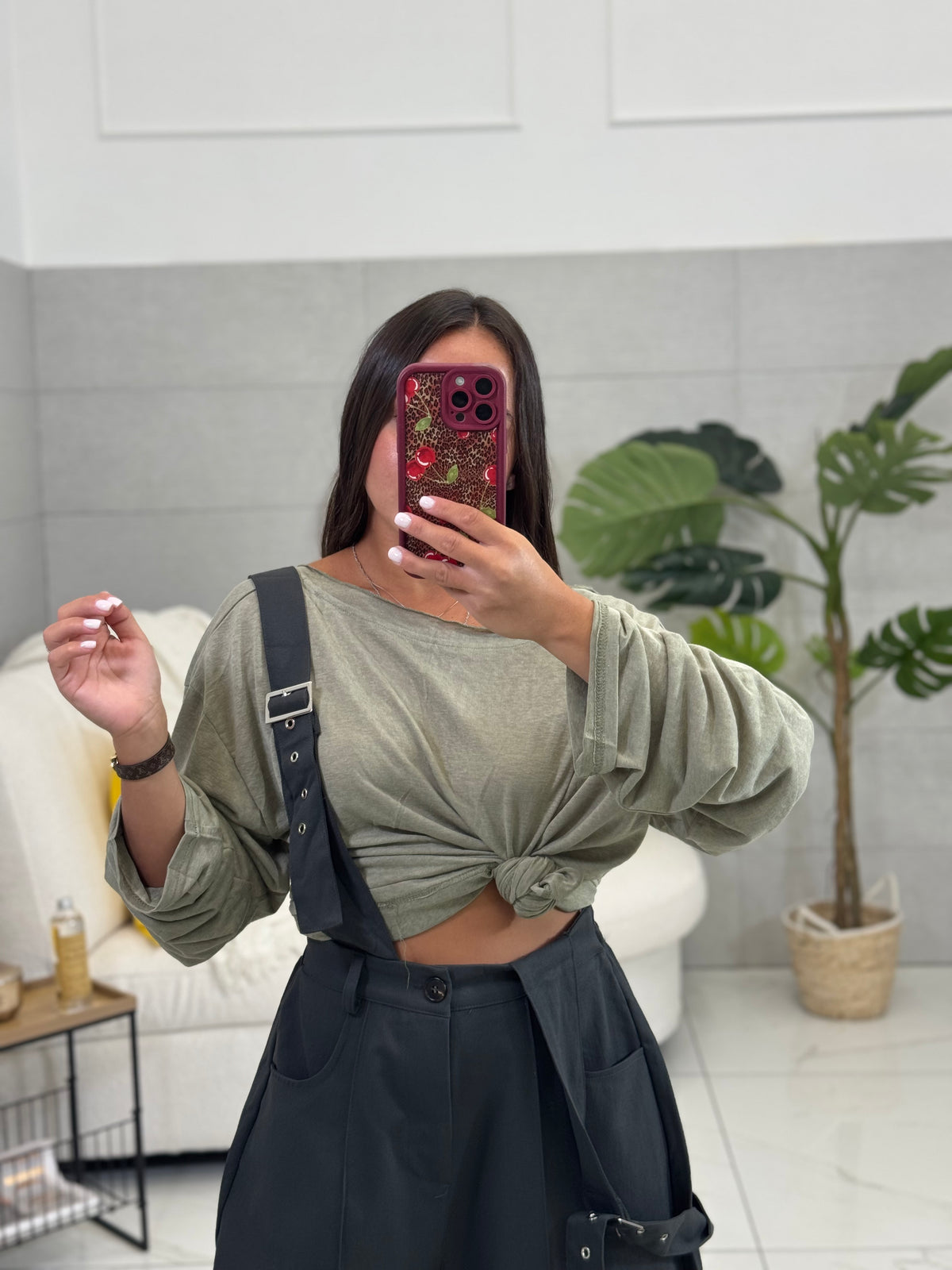 Maglia con Apertura sul retro Semivelata