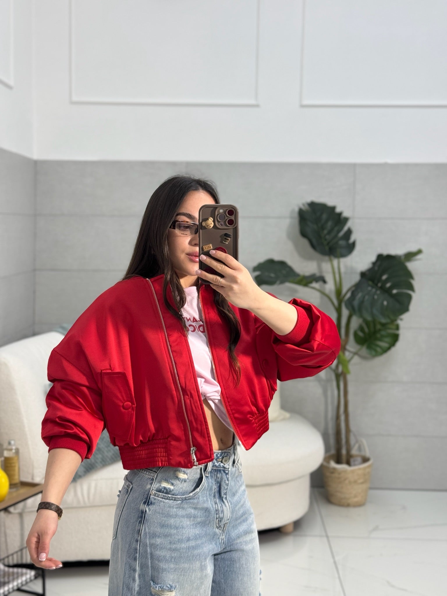 Bomber Satin By Lumina