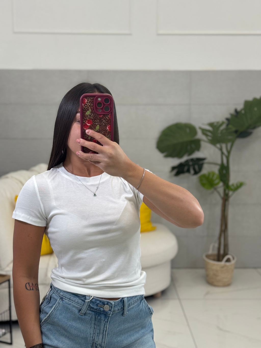 T-shirt In tessuto Trasparente