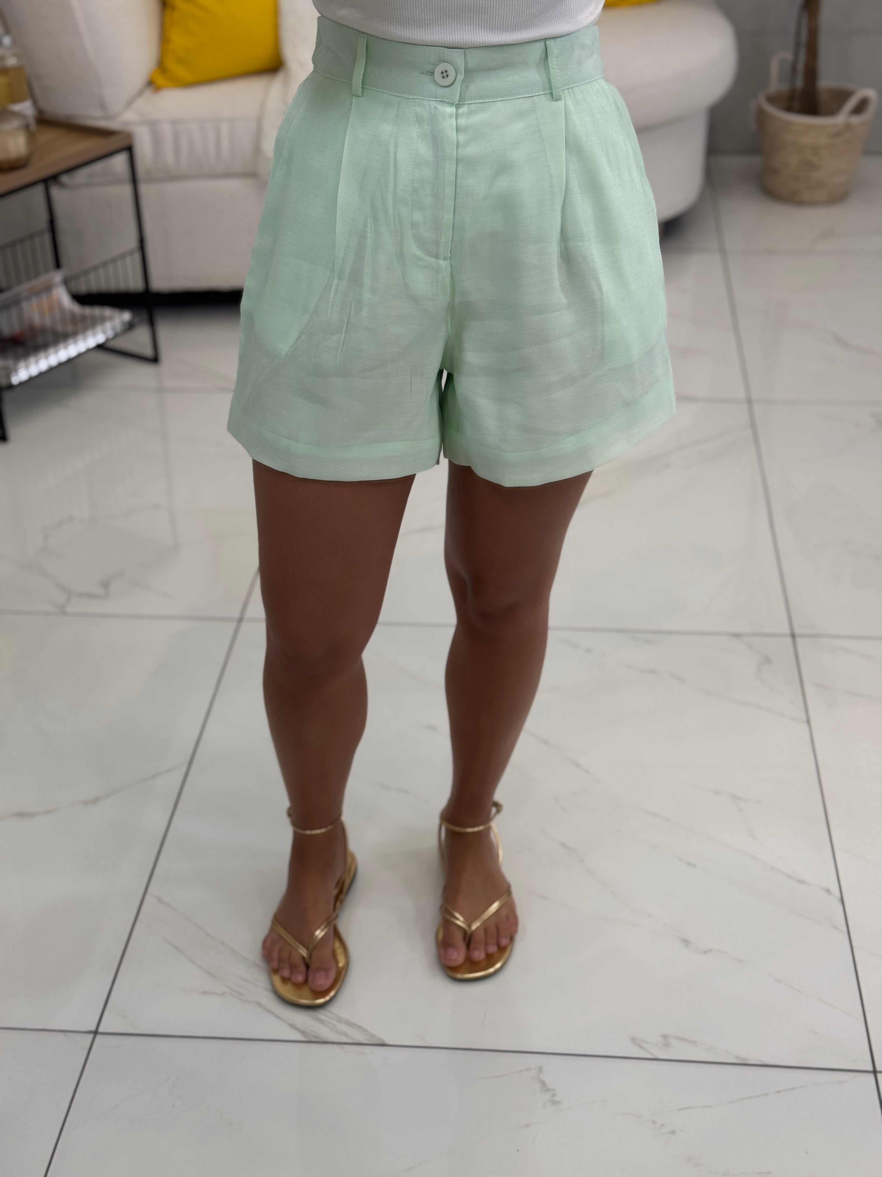 Shorts Simil-Lino