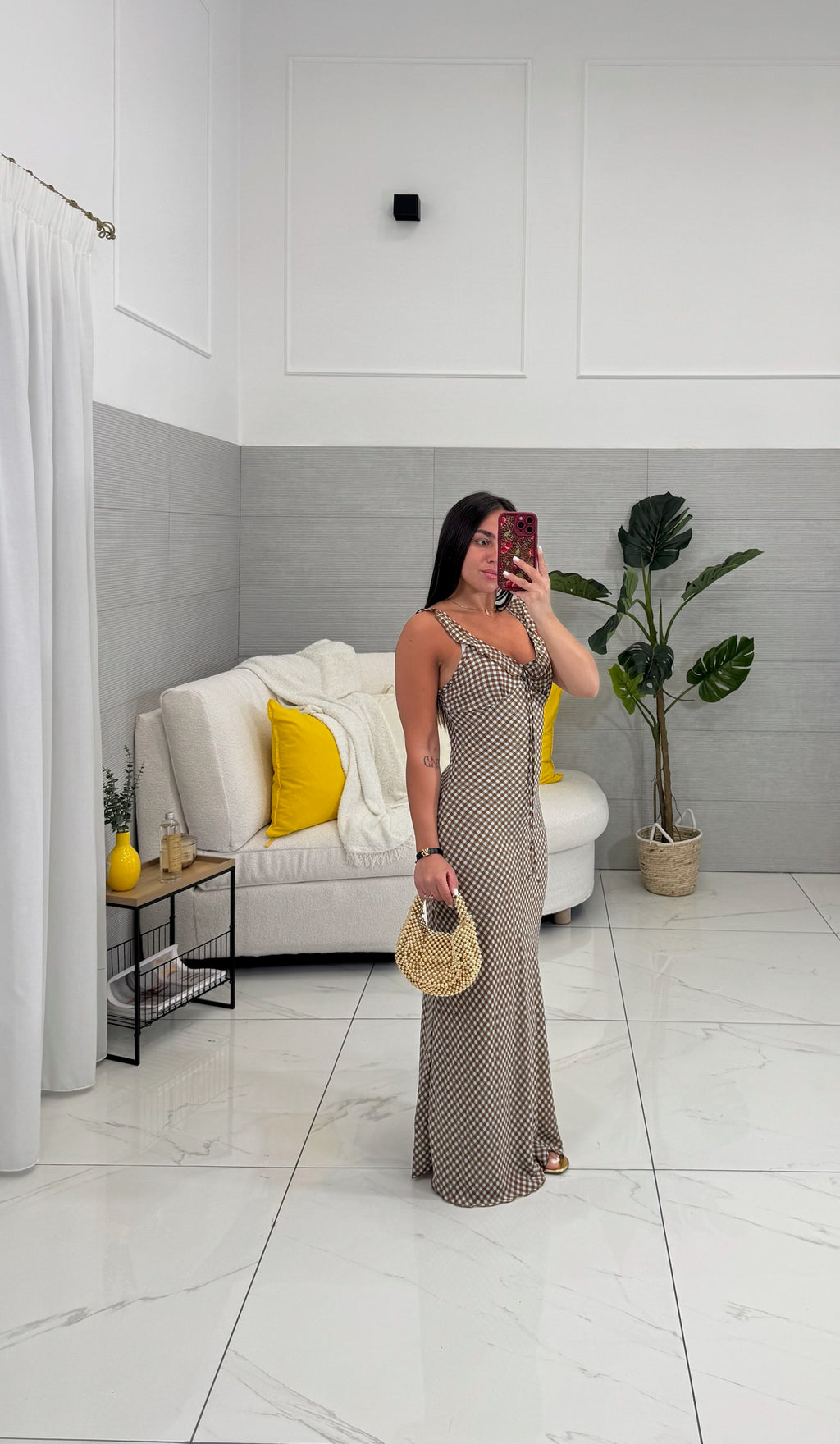 Dress Florinda Brown