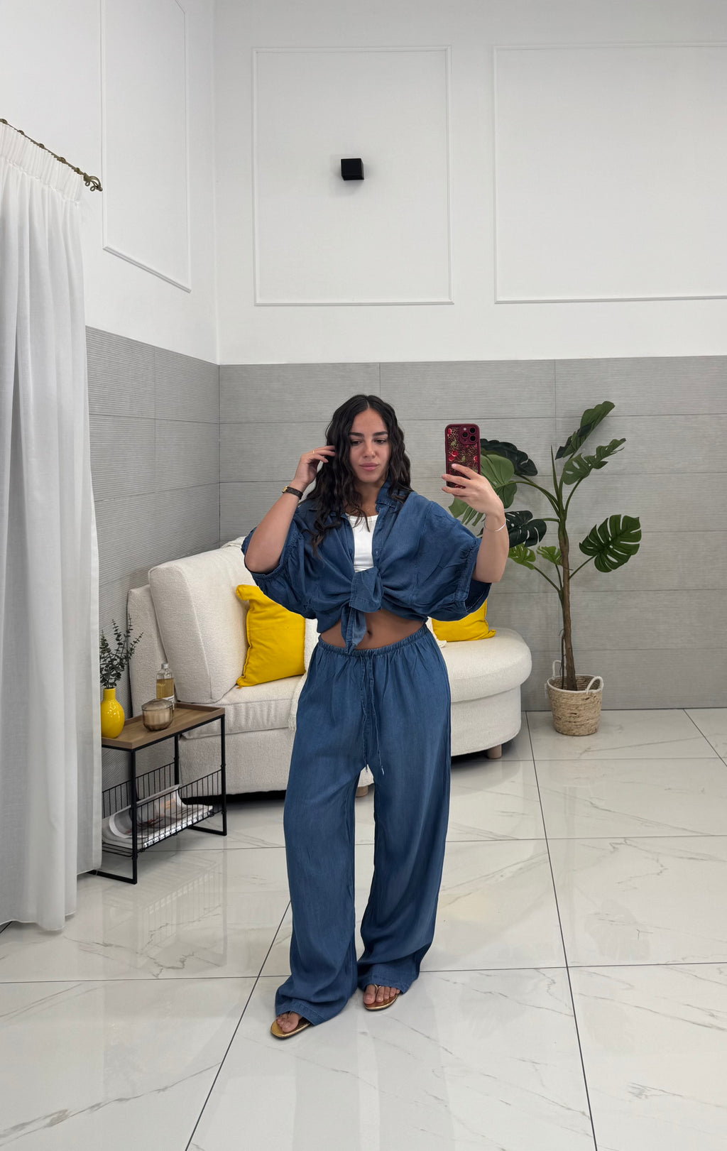 Coordinato Effetto Denim
