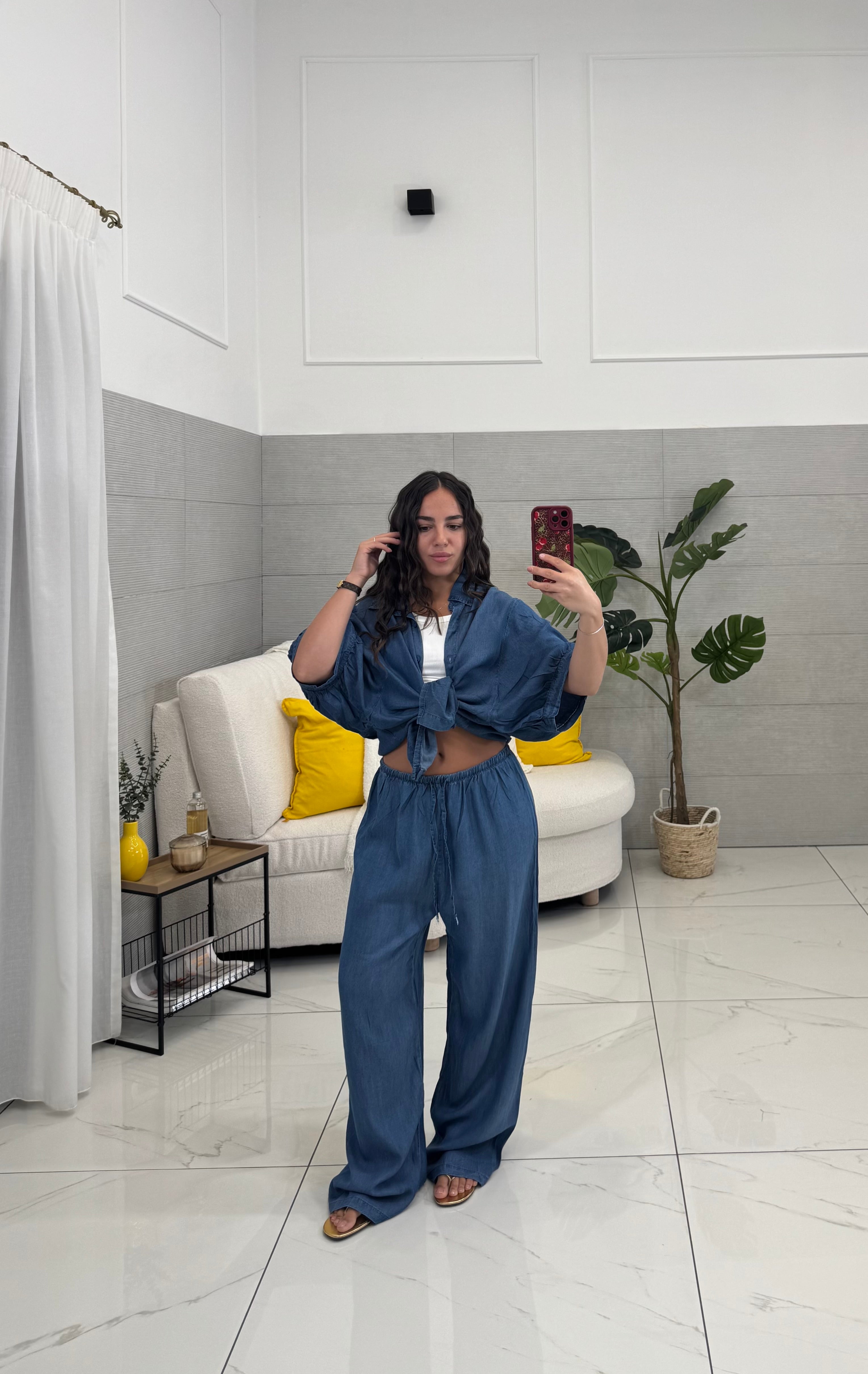 Coordinato Effetto Denim