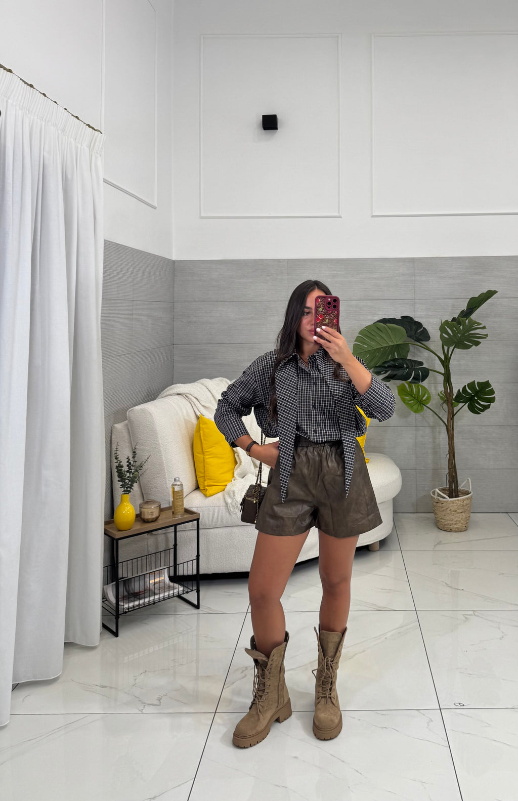Shorts In ecopelle