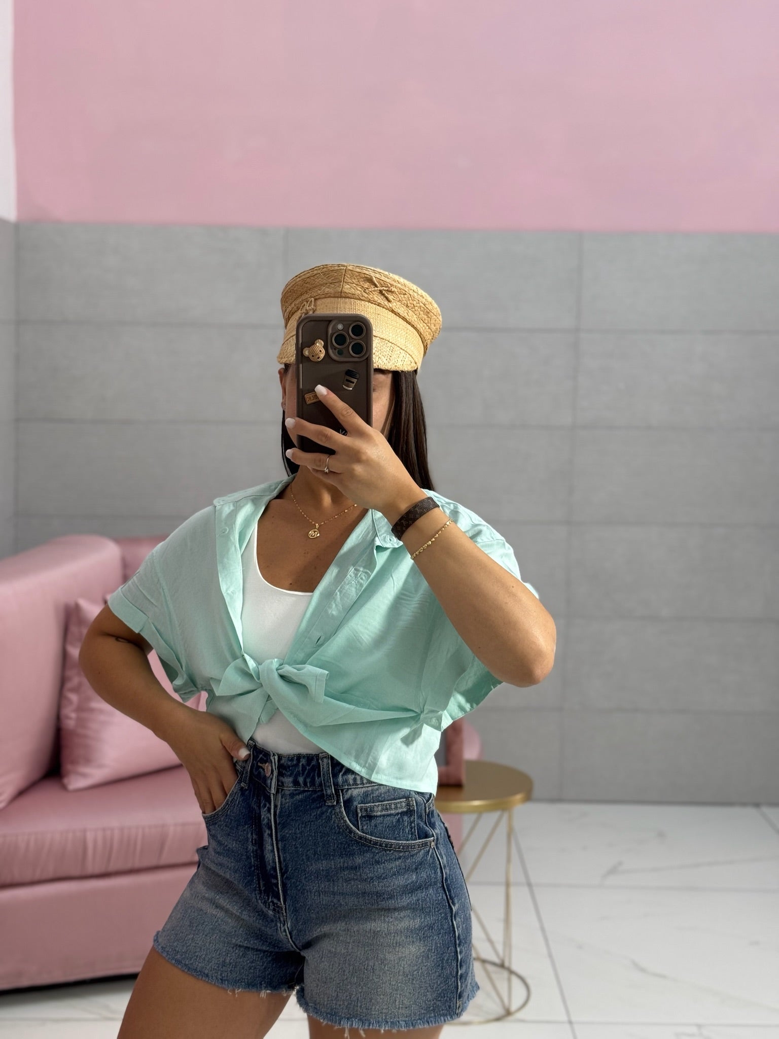 Camicia Crop Similino