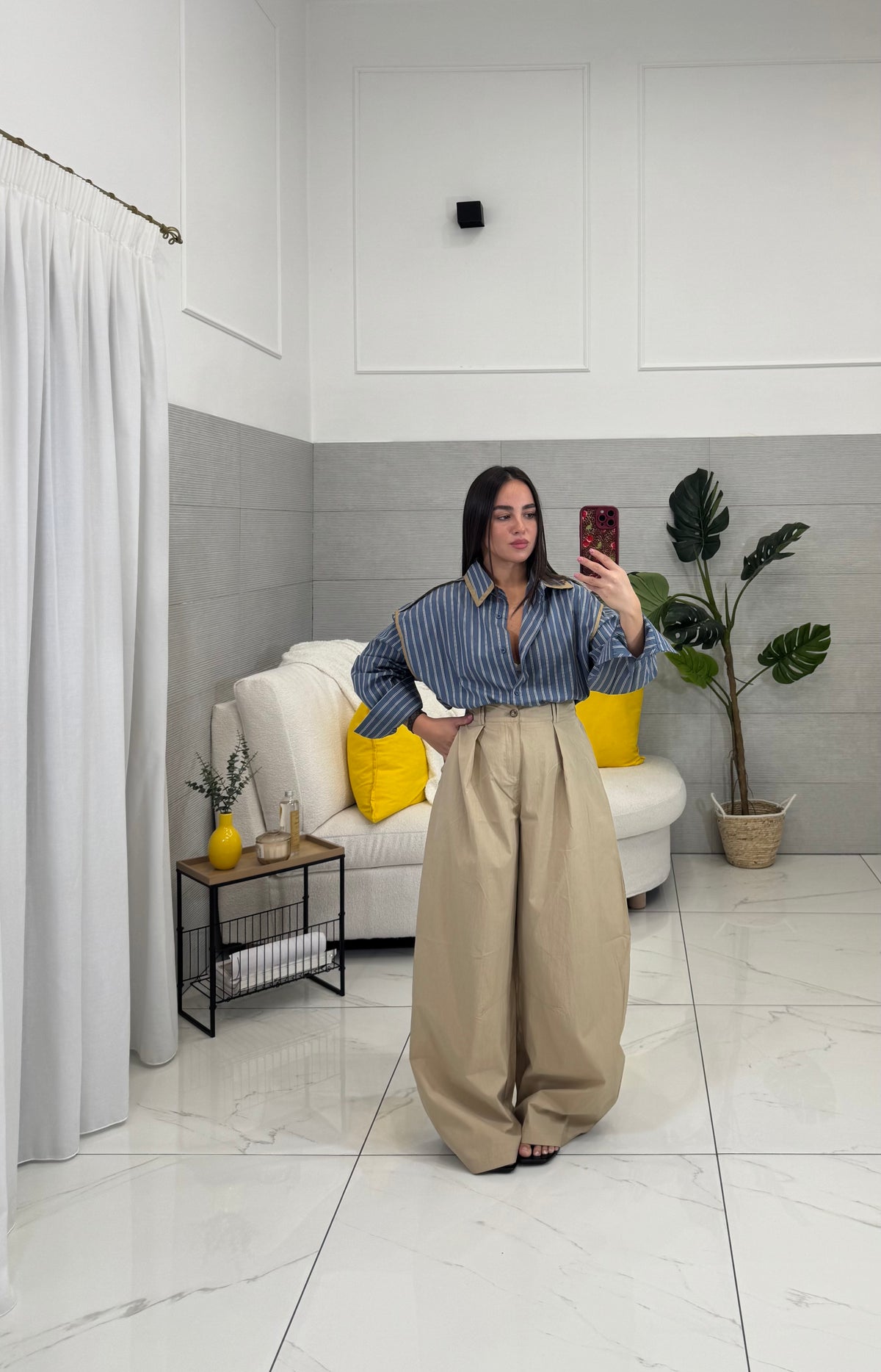 Pantalone cream
