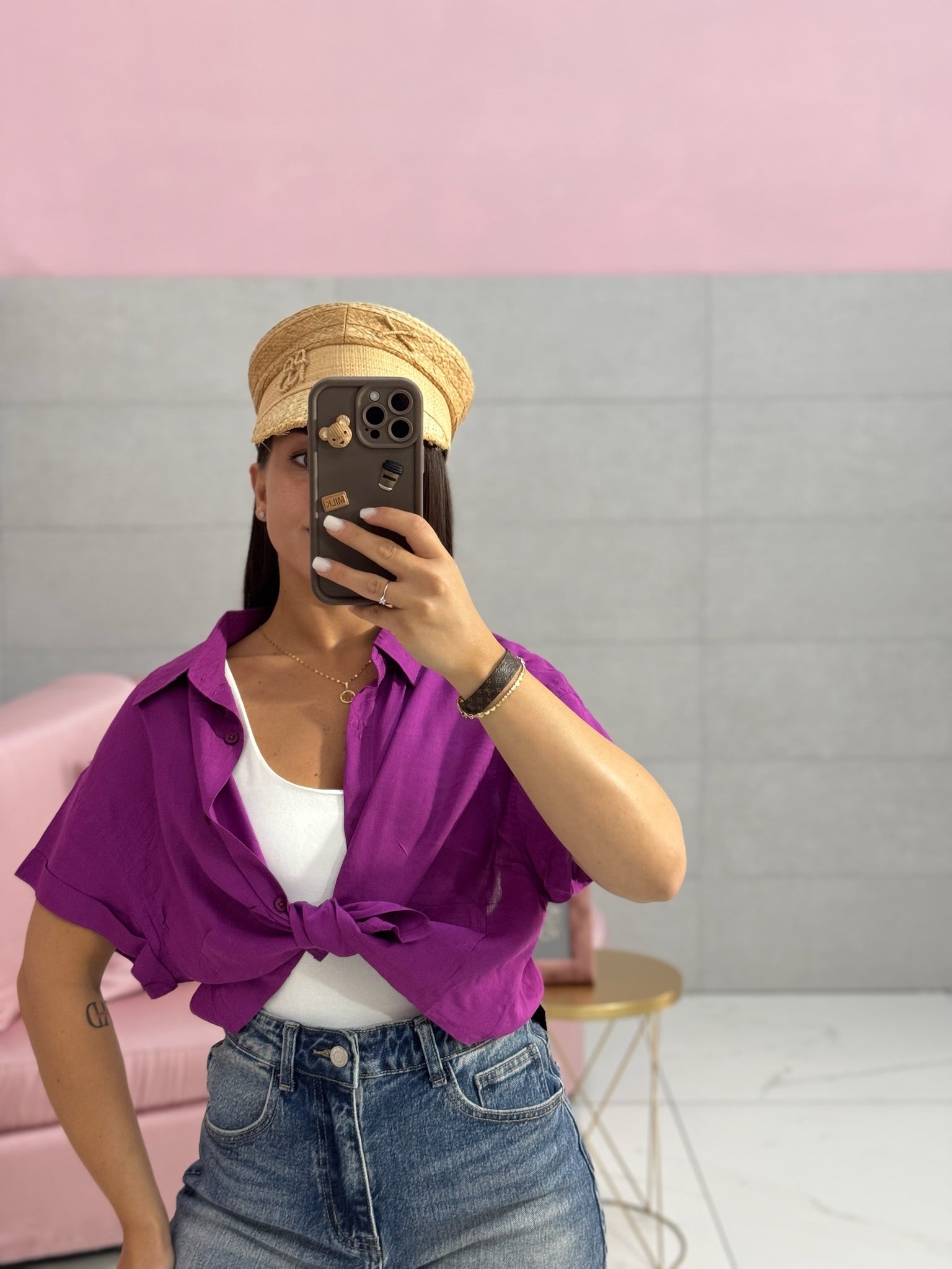 Camicia Crop Similino