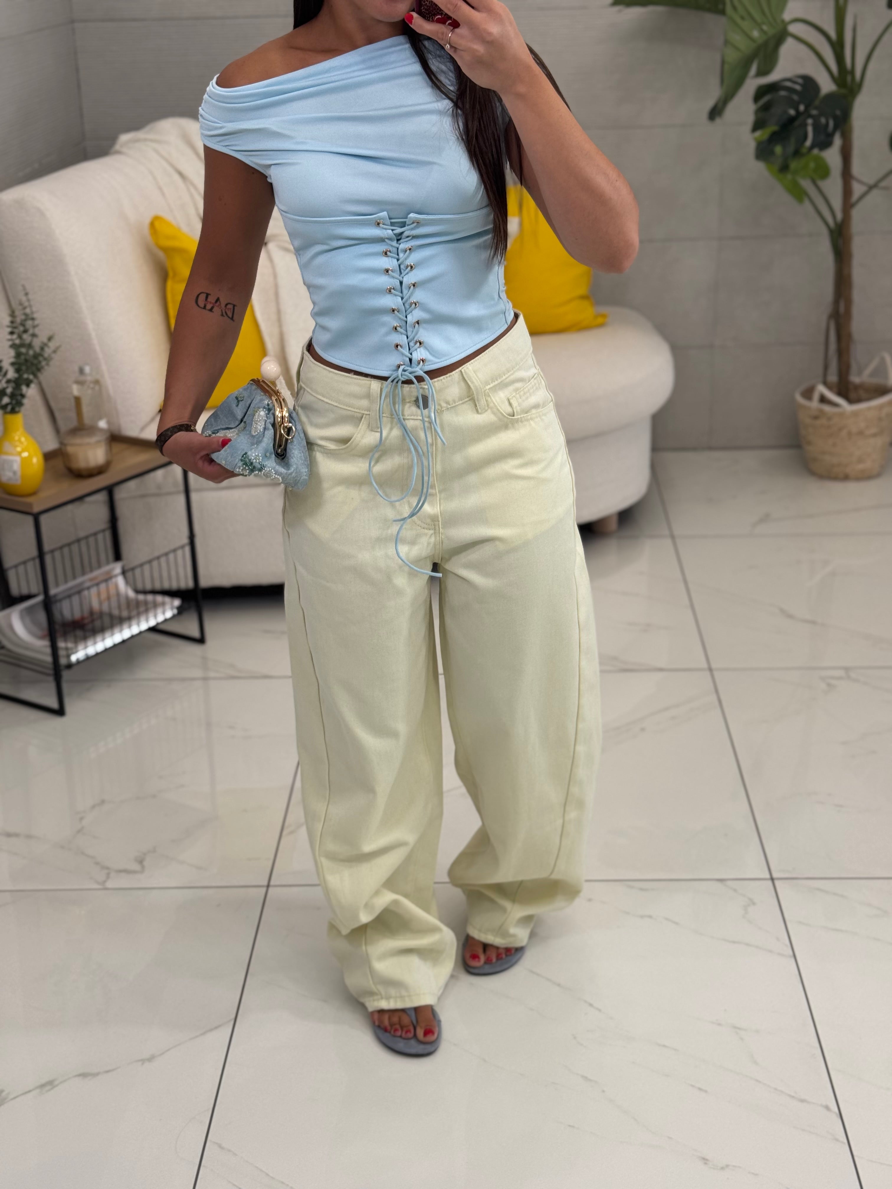 Jeans Balloon Yellow