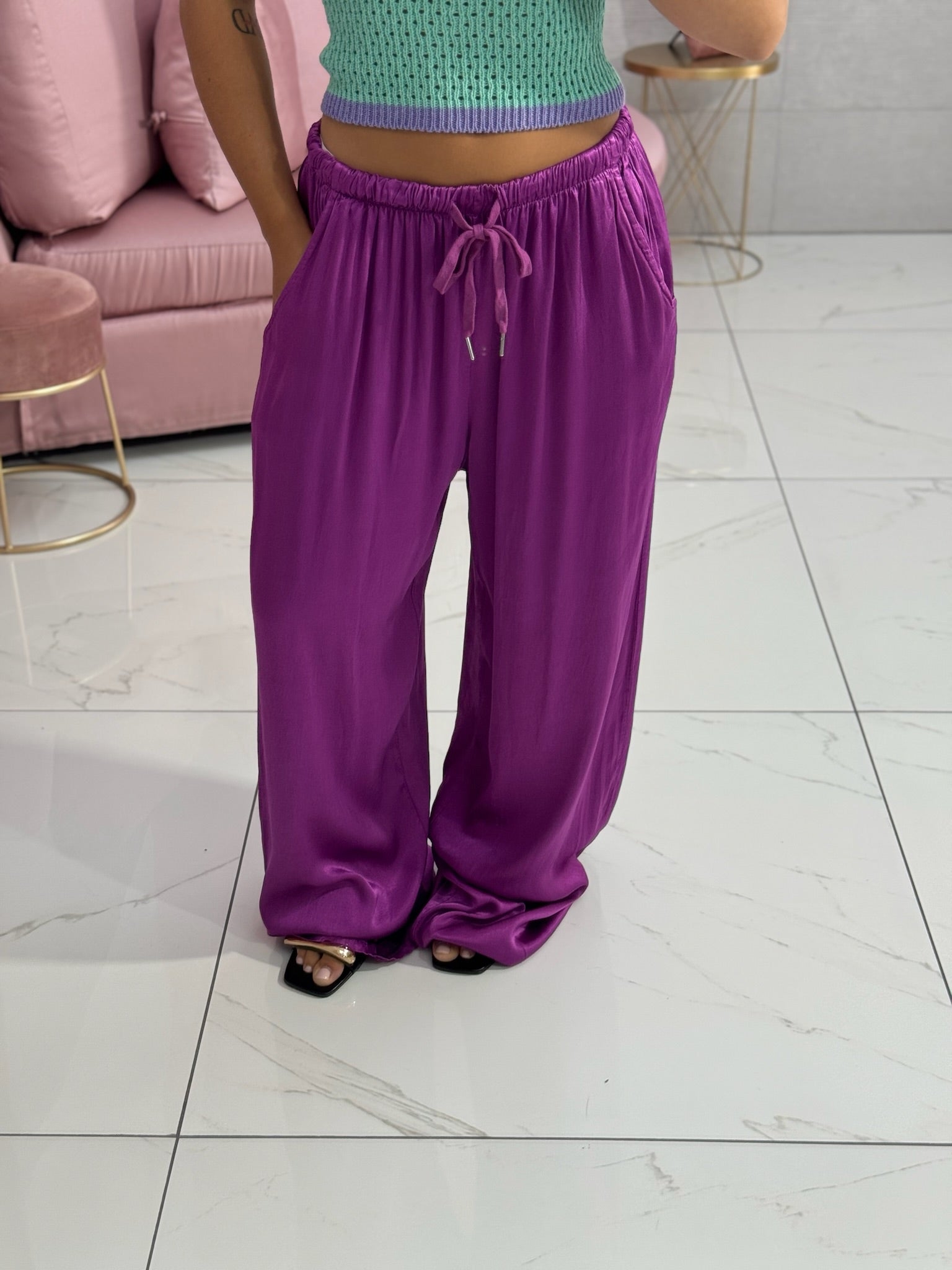 Pantalone Satin