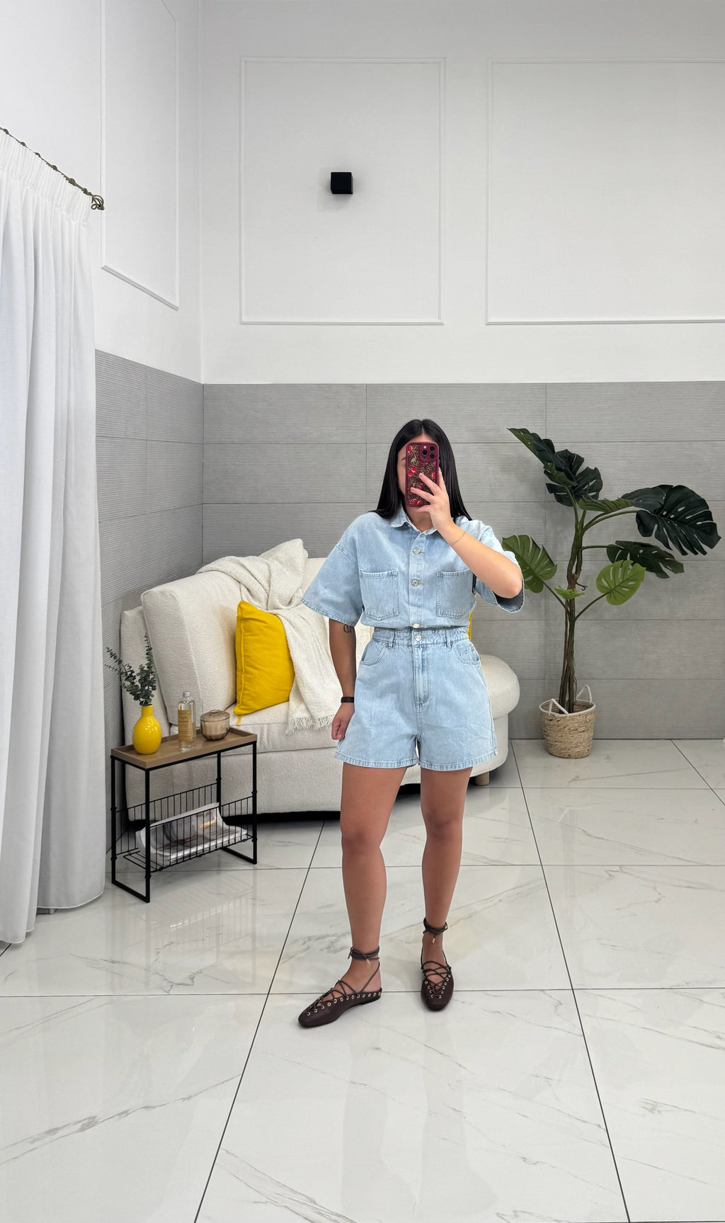 Jumpsuite Alena Denim Chiaro