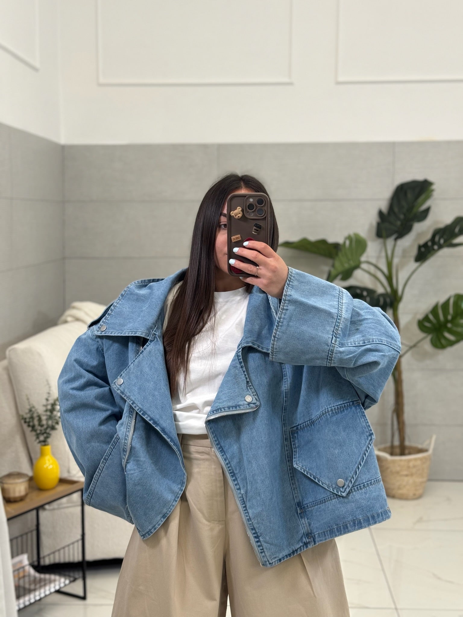 Chiodo Over In Denim