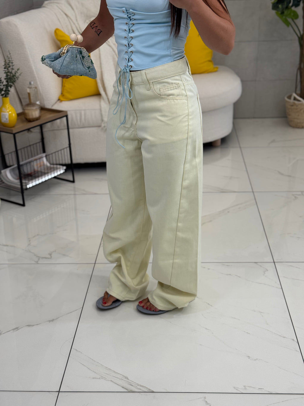 Jeans Balloon Yellow