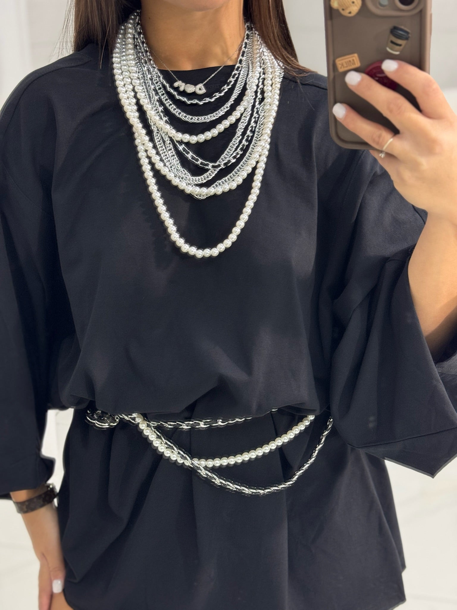 Collana Con Perla