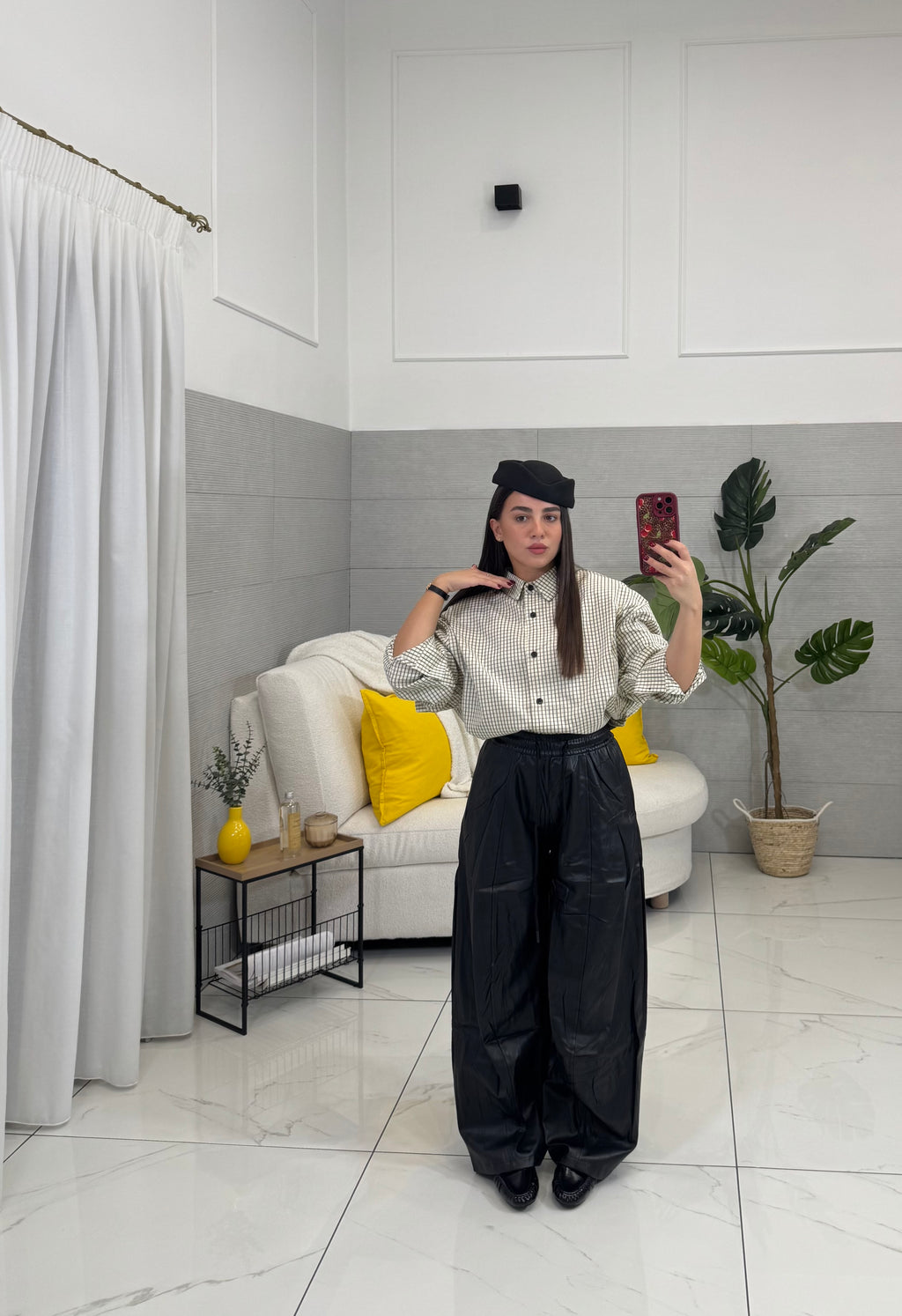 Pantalone In ecopelle Baloon