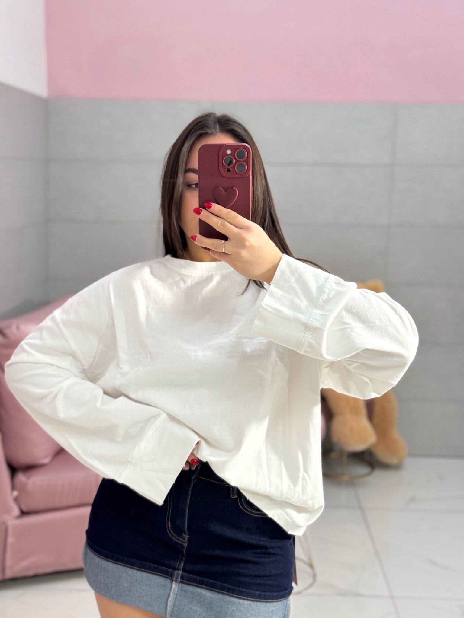 Maglia in cotone over
