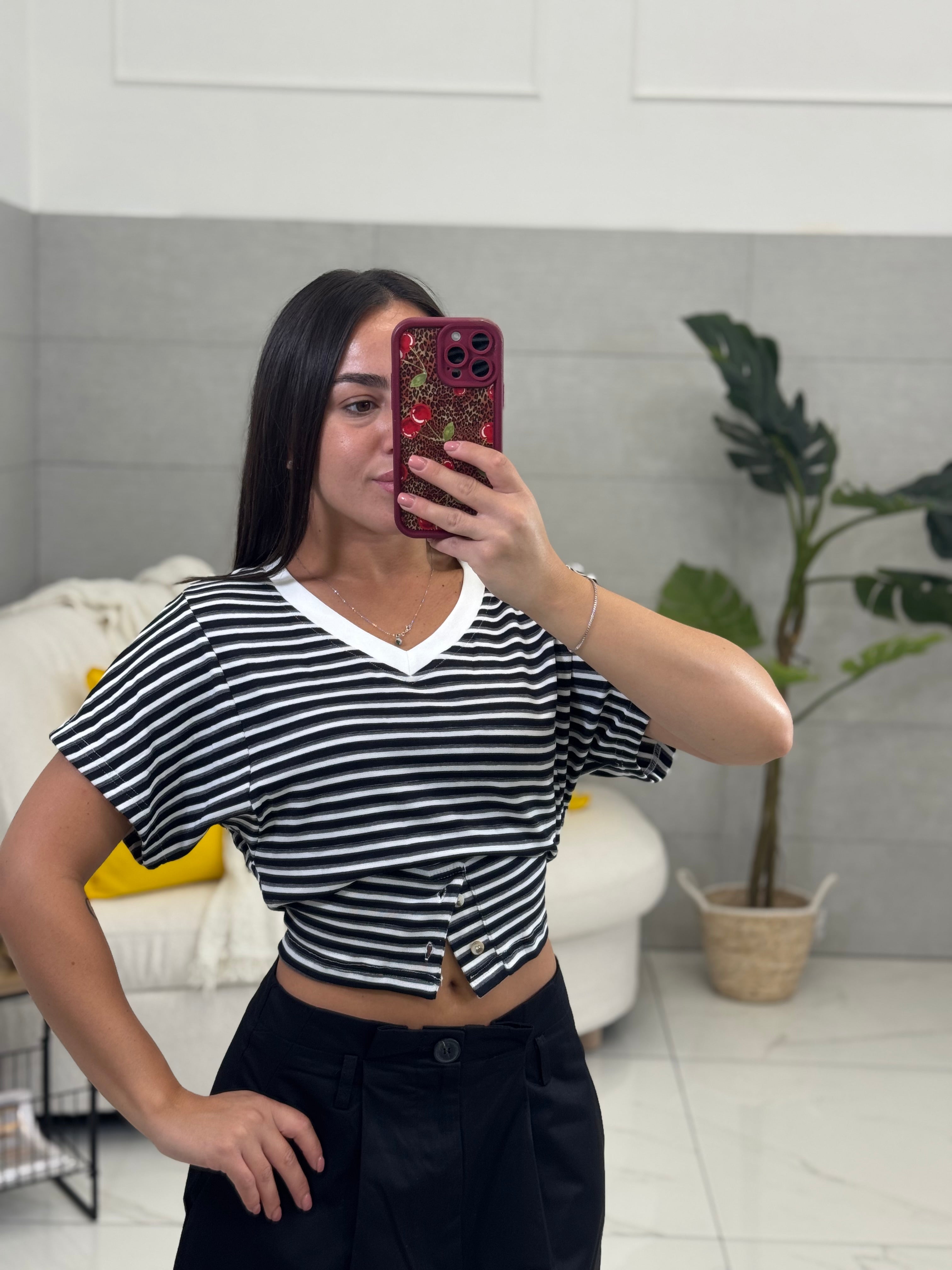 T-Shirt Scollo a V