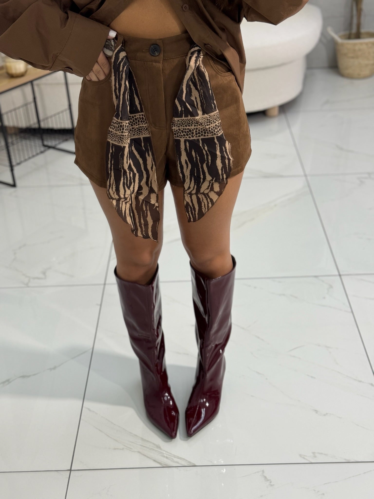 Shorts Suede