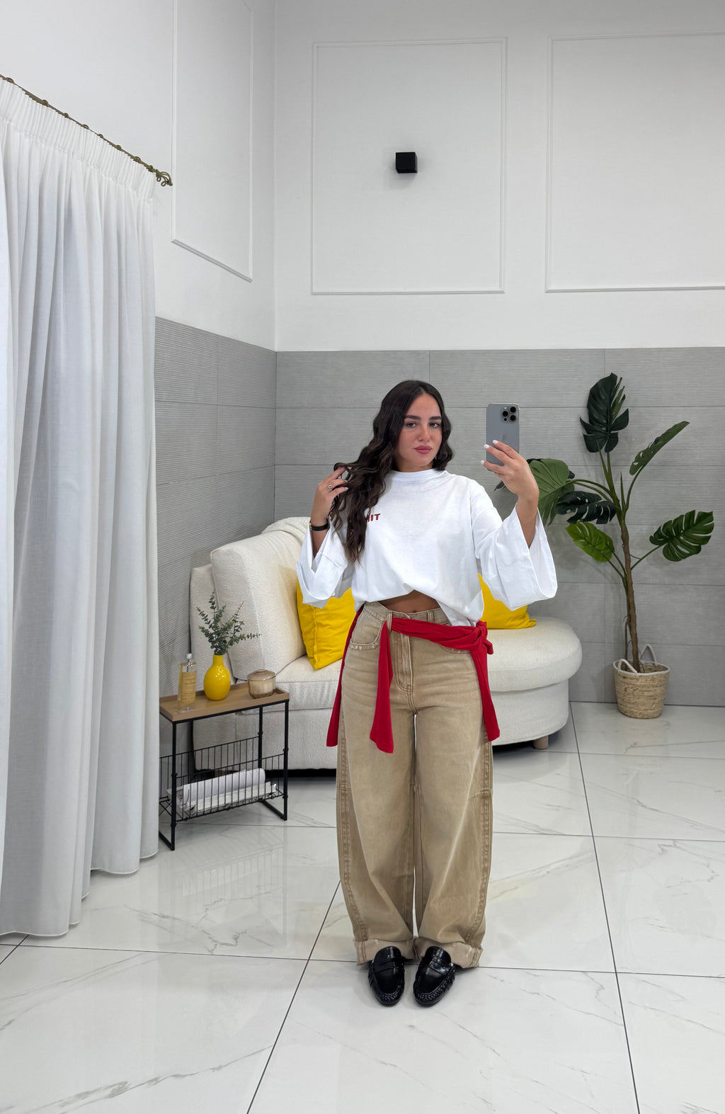 Jeans Baggy sabbiato