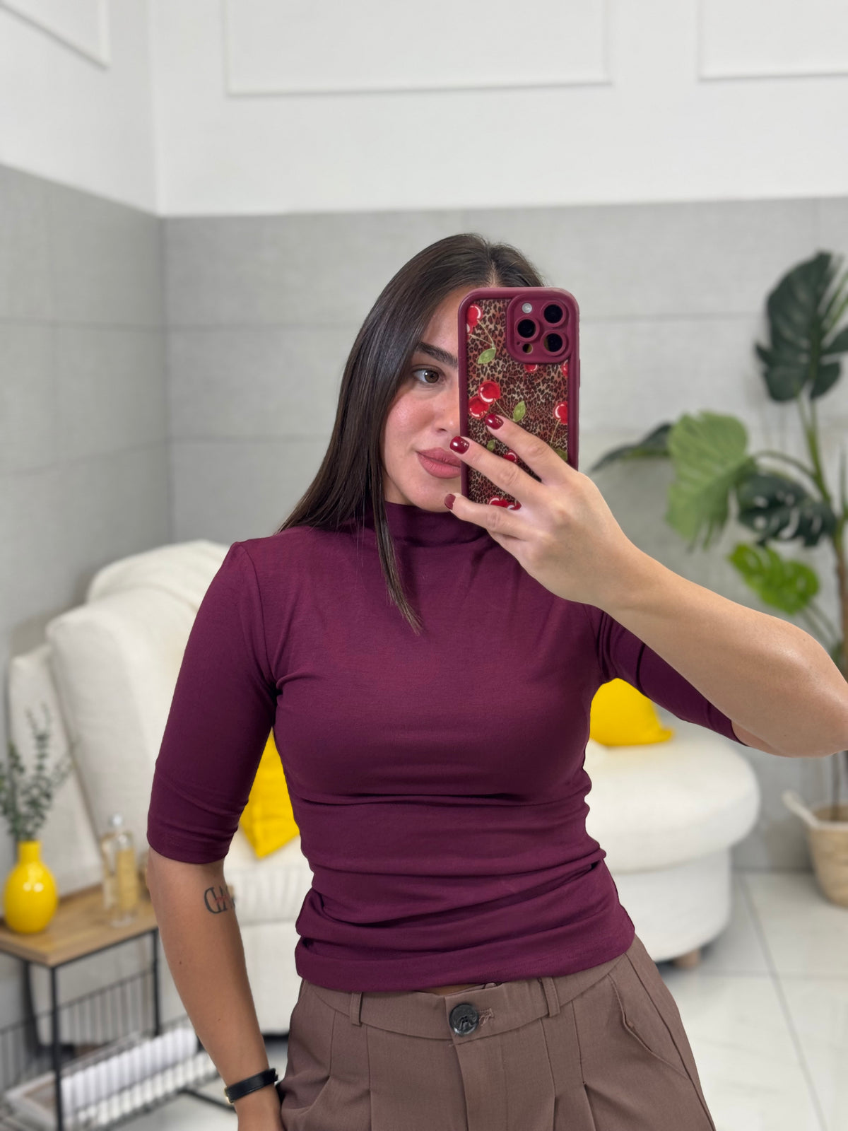 T-shirt Tre quarti